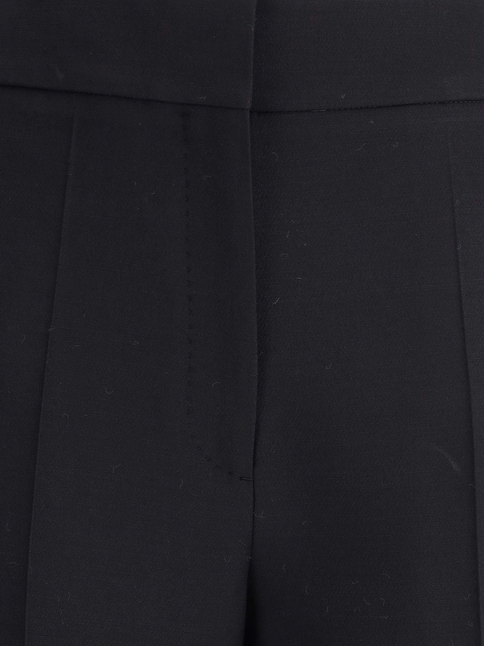 Valentino Wool Pants In Black