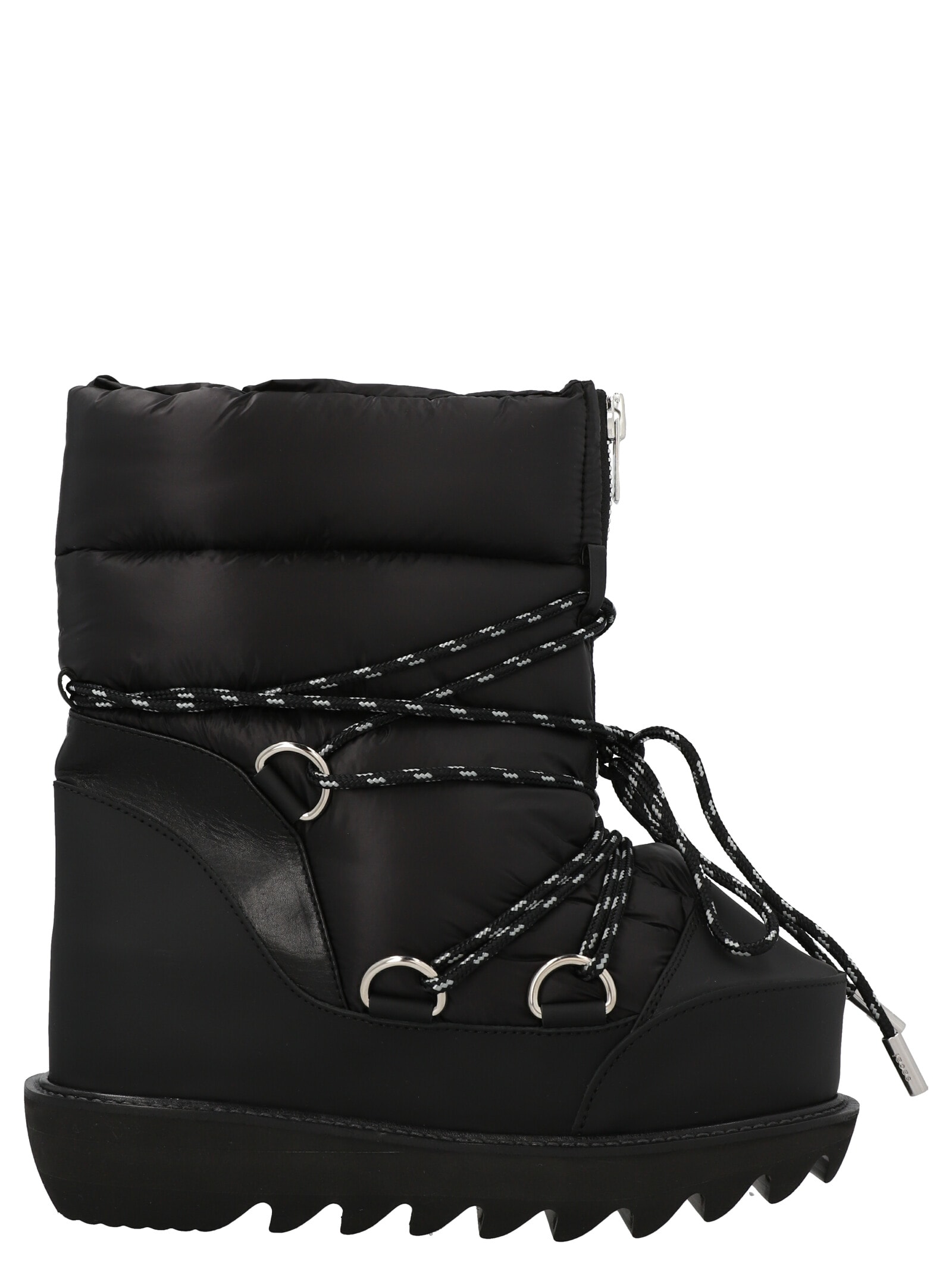 Sacai Lace Up Padded Ankle Boots