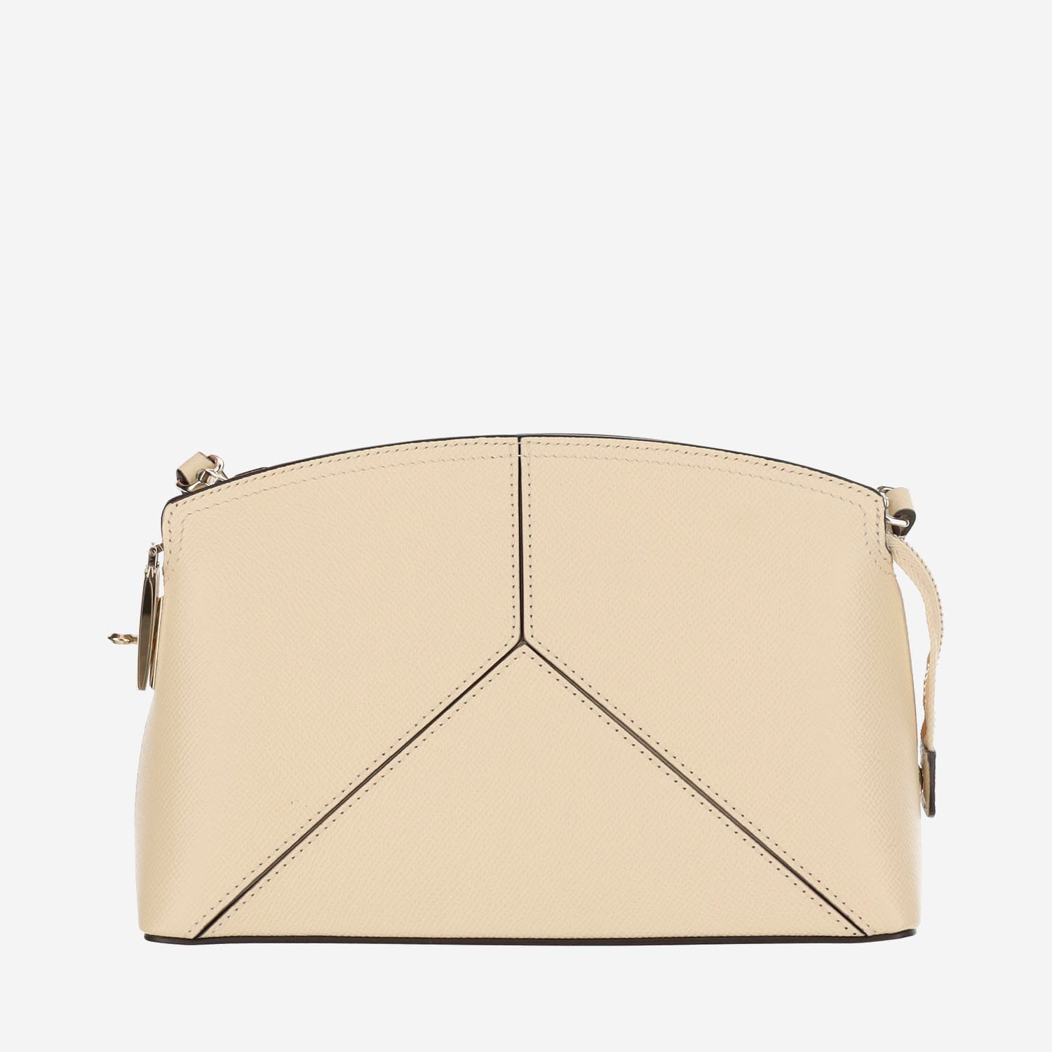 Shop Victoria Beckham Victoria Leather Shoulder Bag In White