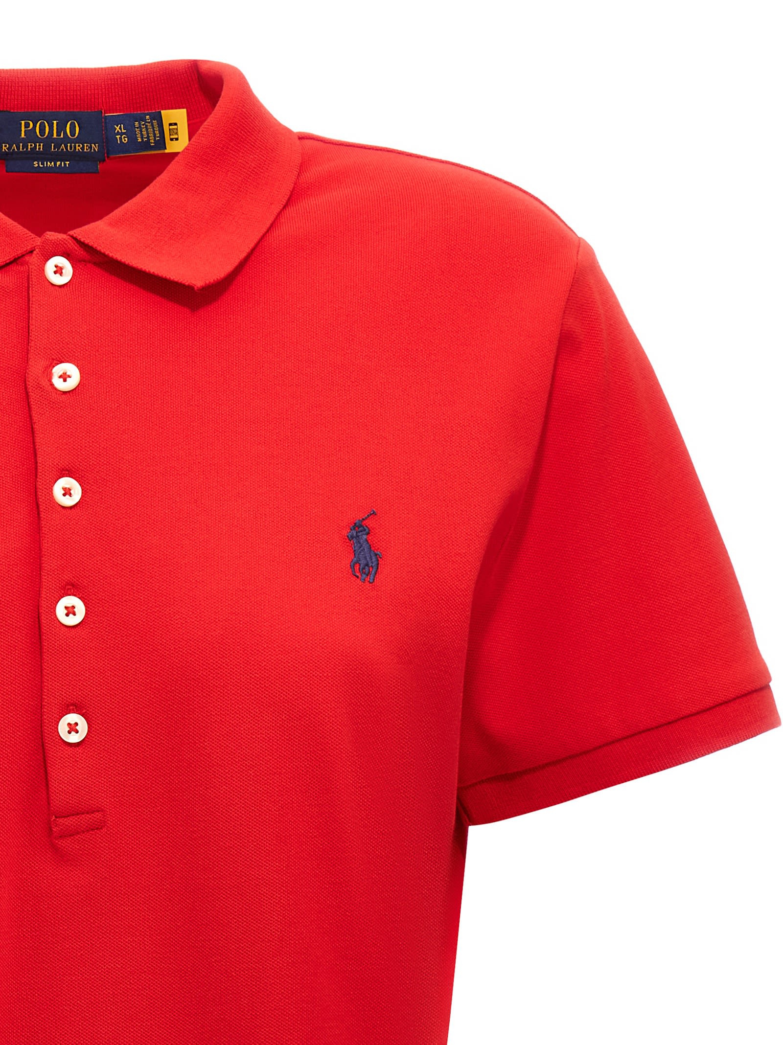 Shop Polo Ralph Lauren Julie Polo Shirt In Red