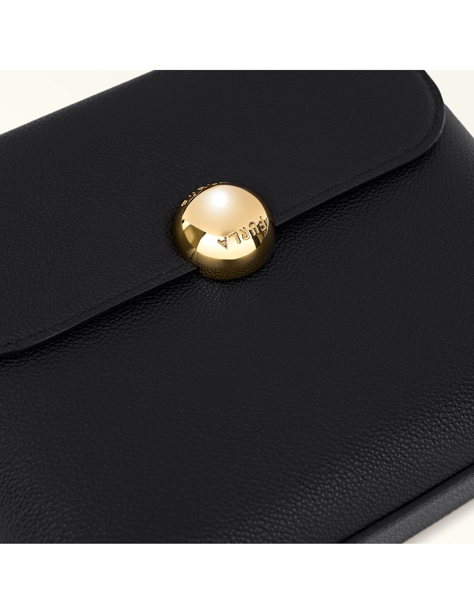 Furla Leather Handbag In Black