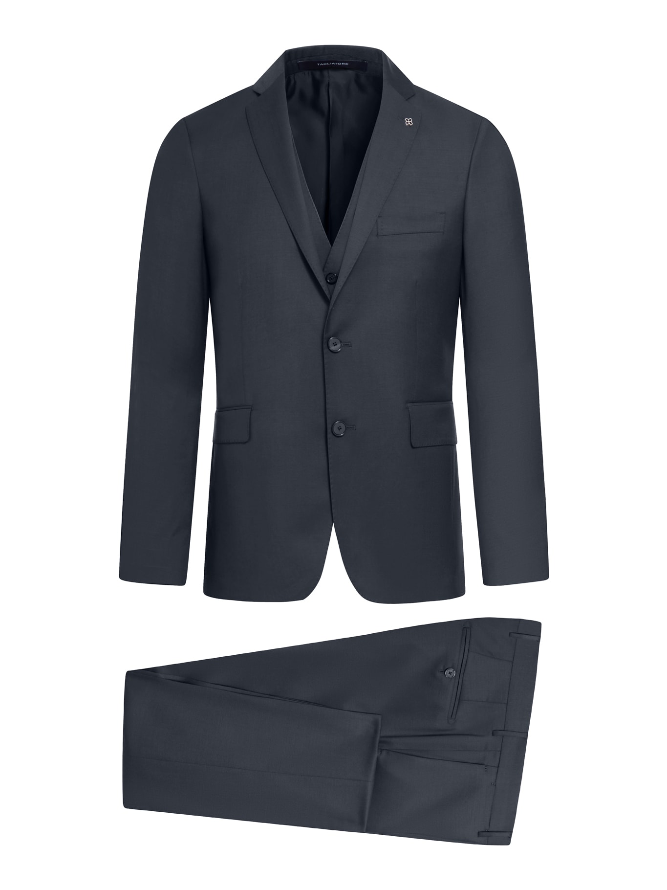 Shop Tagliatore Suit+gilet In Anthracite