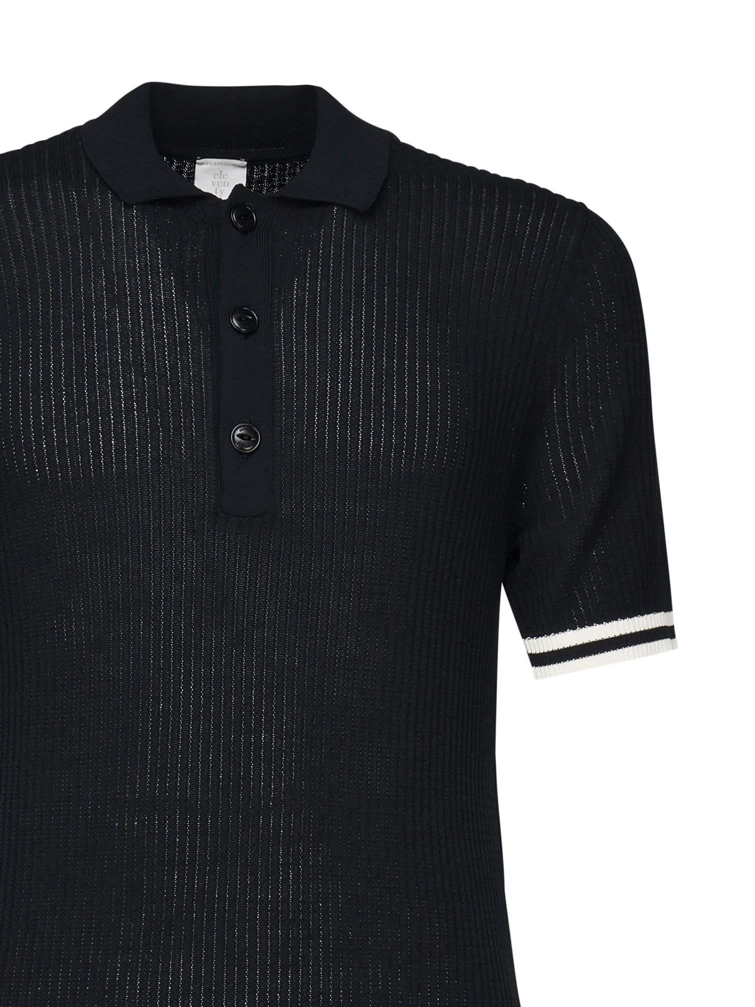 Ribbed Polo Shirt