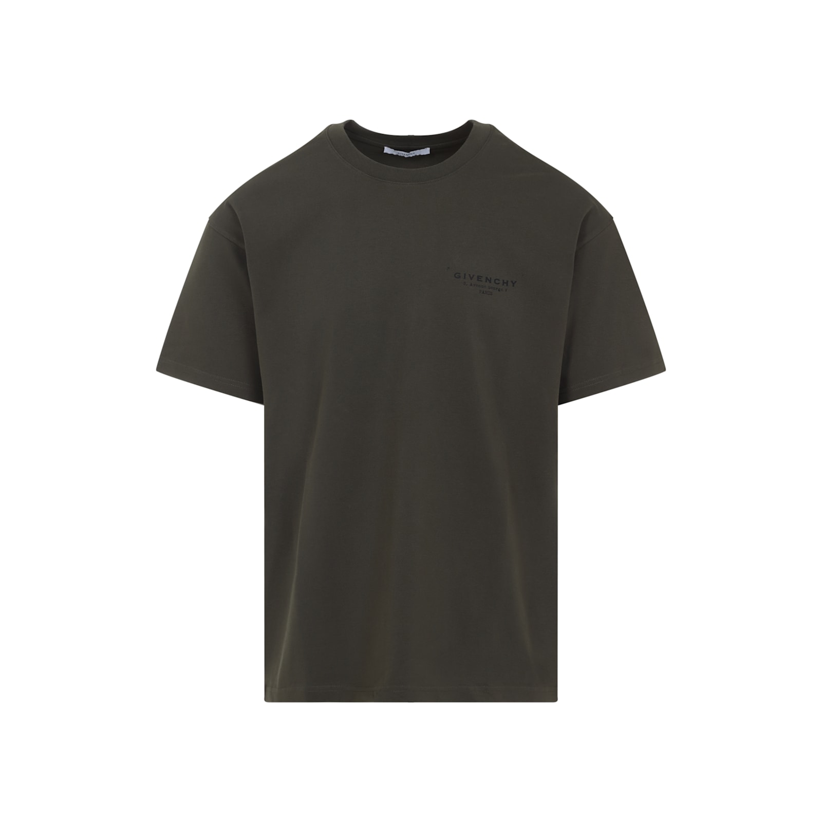 Givenchy Crew Neck Short Sleeves T-shirt In Brown