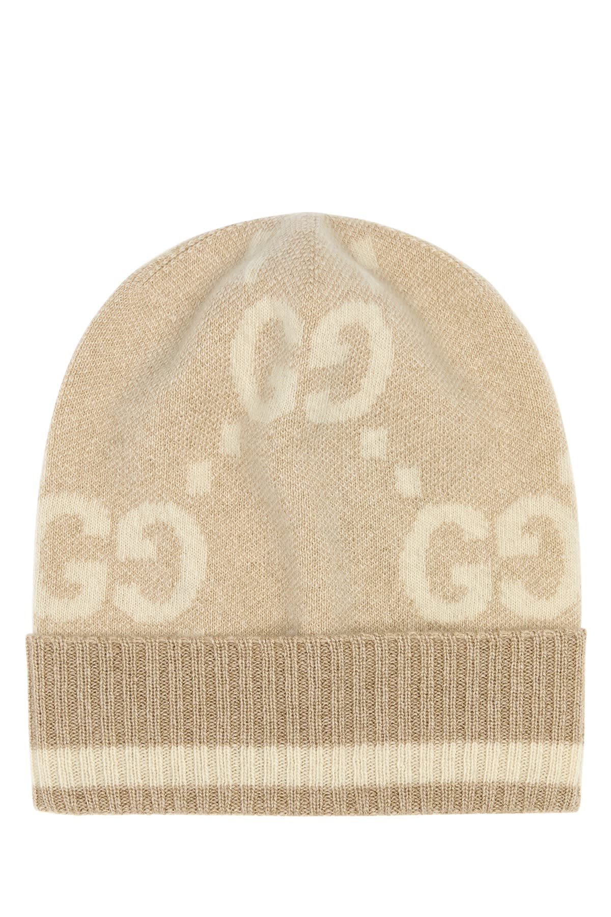 Gucci Embroidered Cashmere Blend Beanie Hat