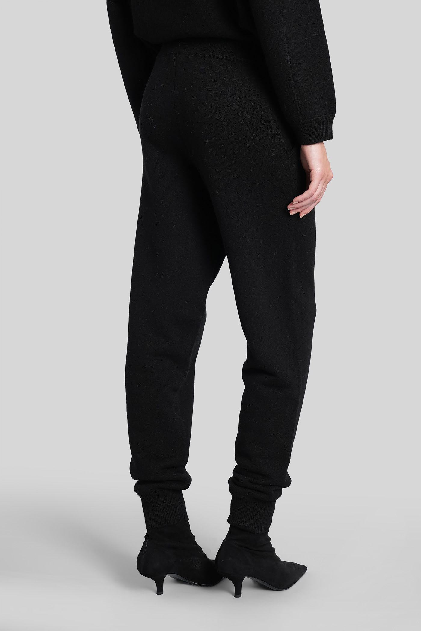 Loulou Studio Hespero Lds Pants In Black Cashmere In Black