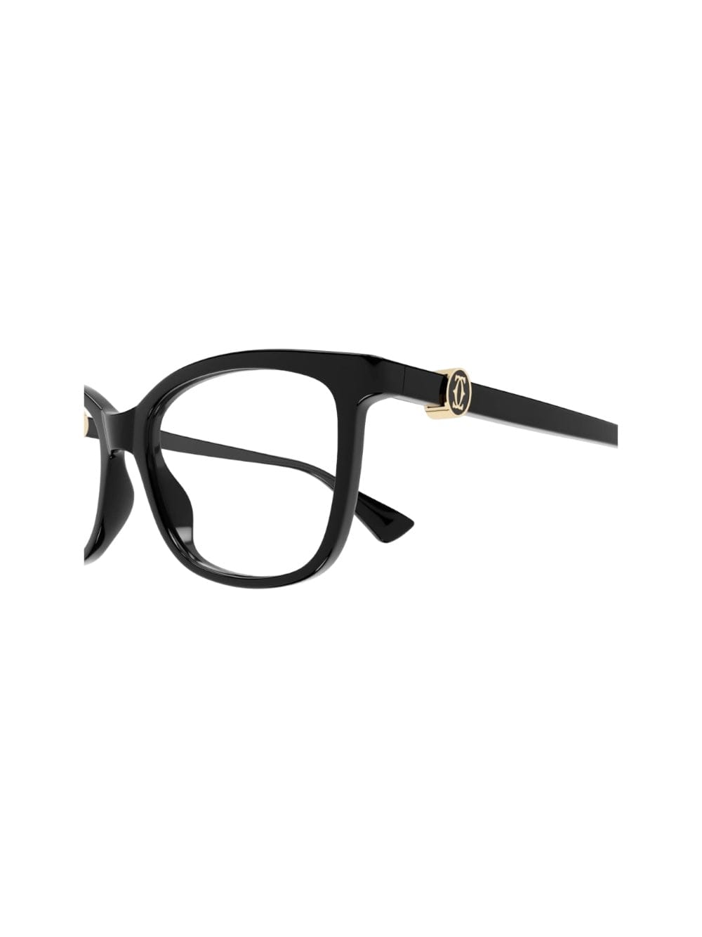 Shop Cartier Ct 0493 - Black Glasses