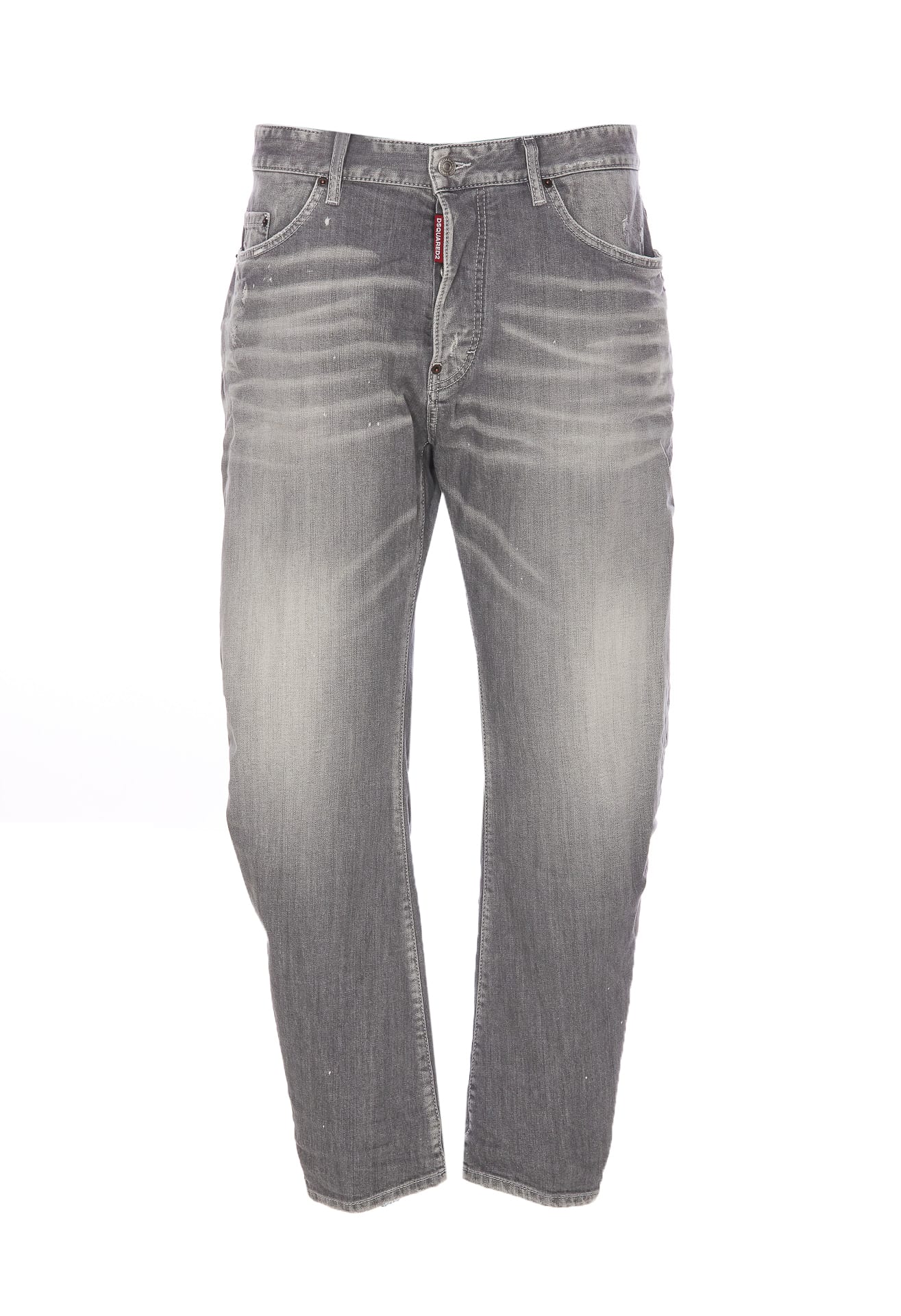 Shop Dsquared2 Skater Jeans In Grigio