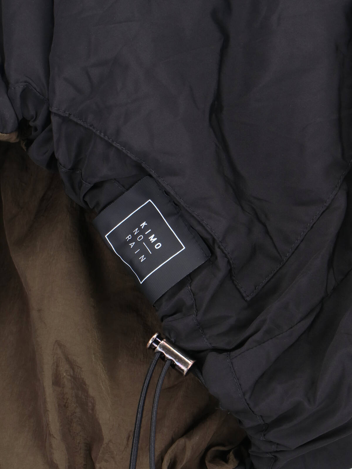 Kimonorain Reversible Waterproof Jacket In Brown