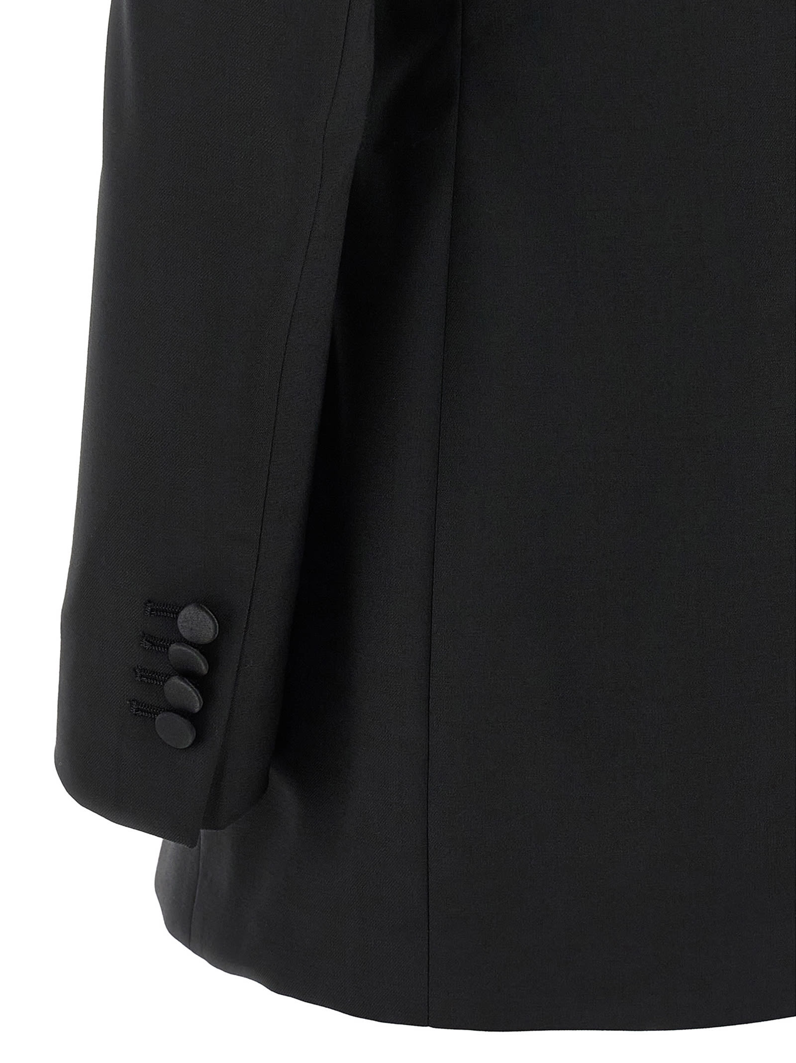 Tagliatore Clarita Tuxedo Dress In Black