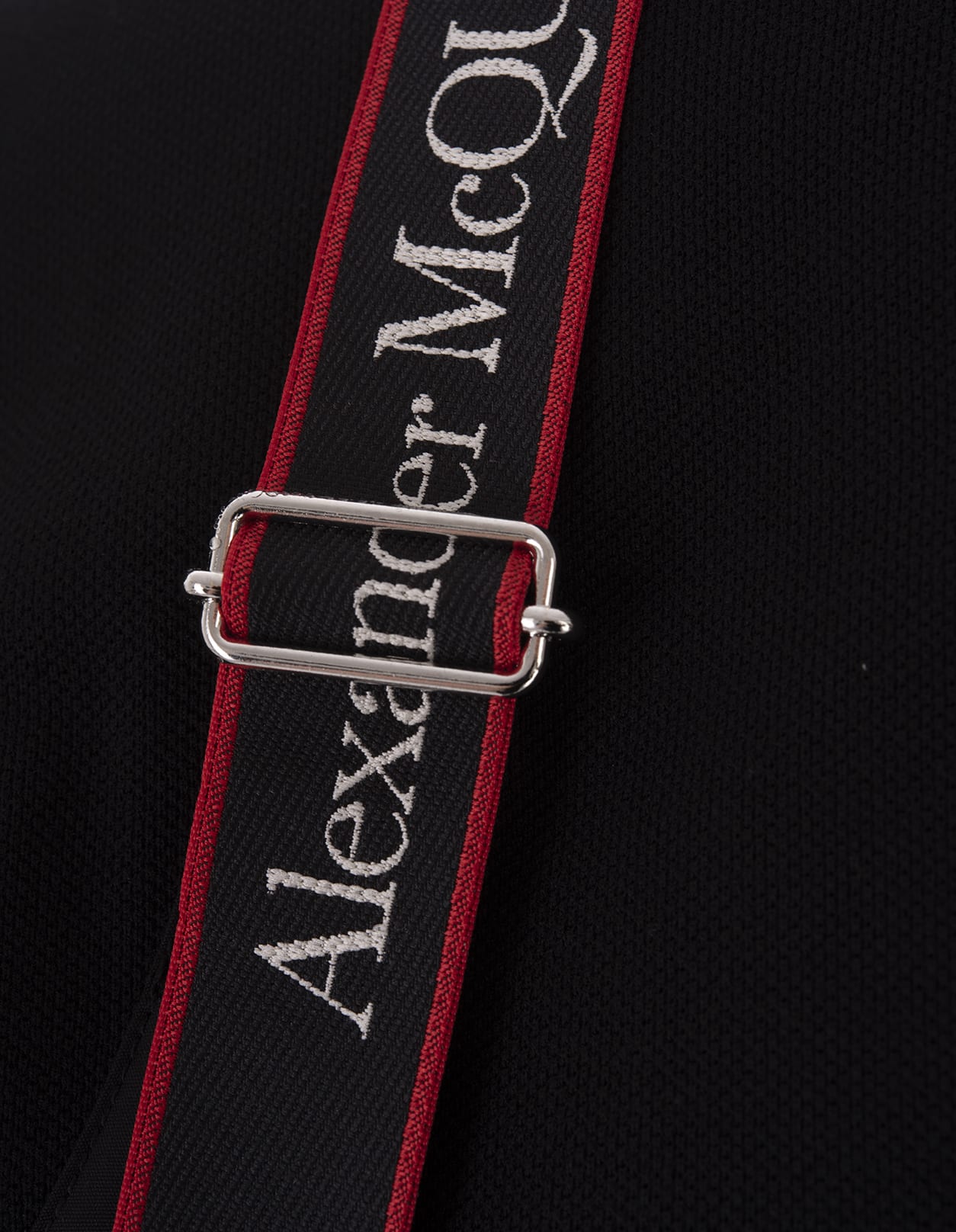 Shop Alexander Mcqueen Harness Polo Shirt In Black