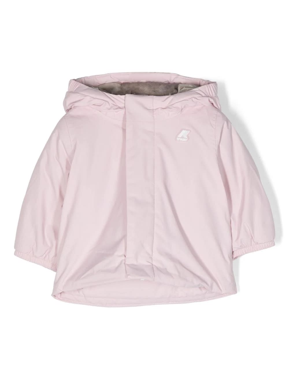 K-way Kids' Jacket With Hood In Pink