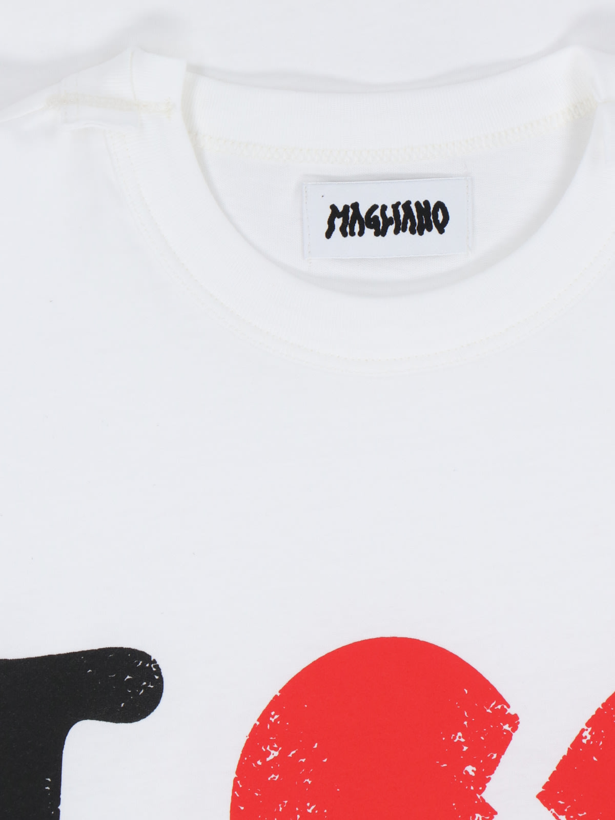 Shop Magliano Printed T-shirt In White