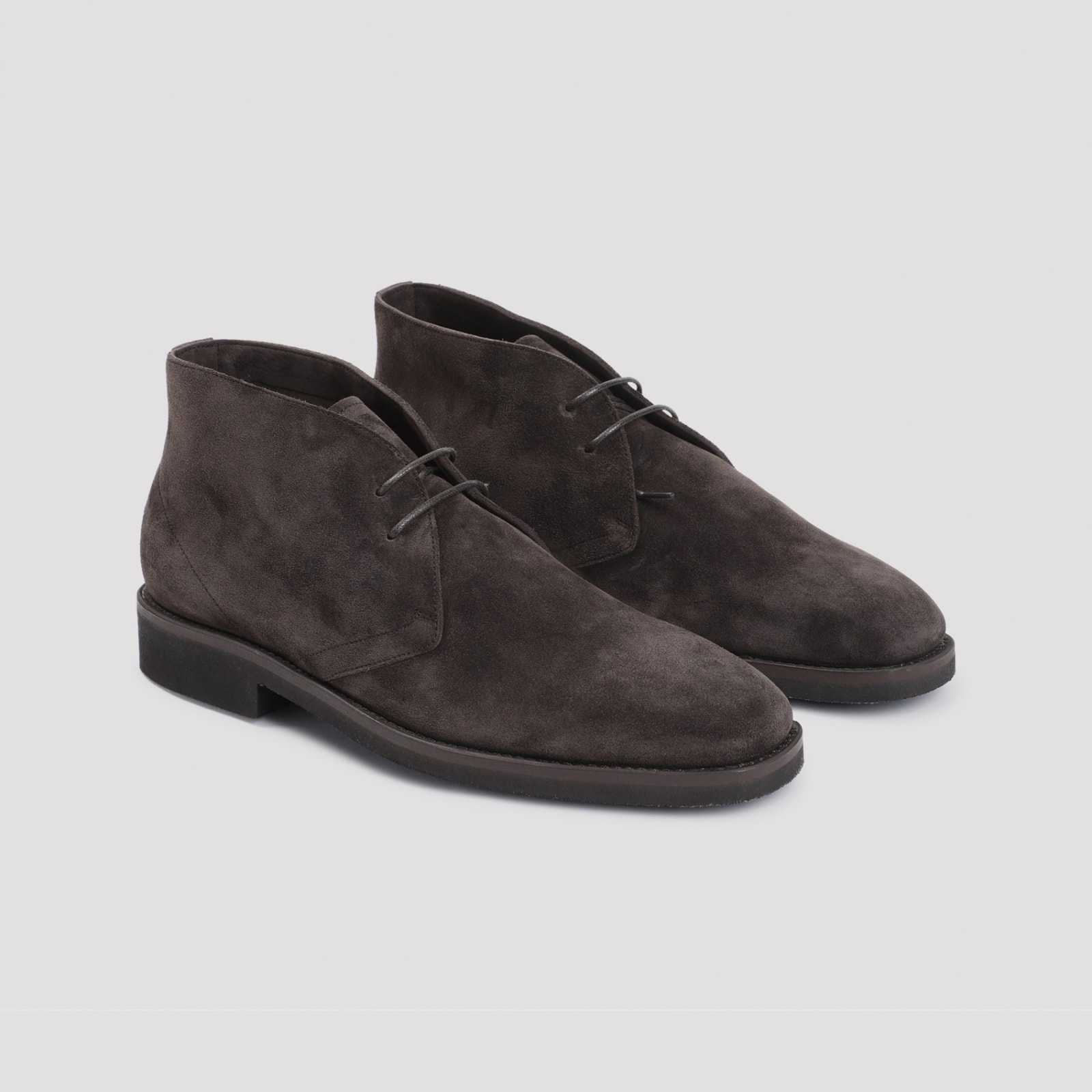 Shop Tom Ford Desert Boots In Coffee