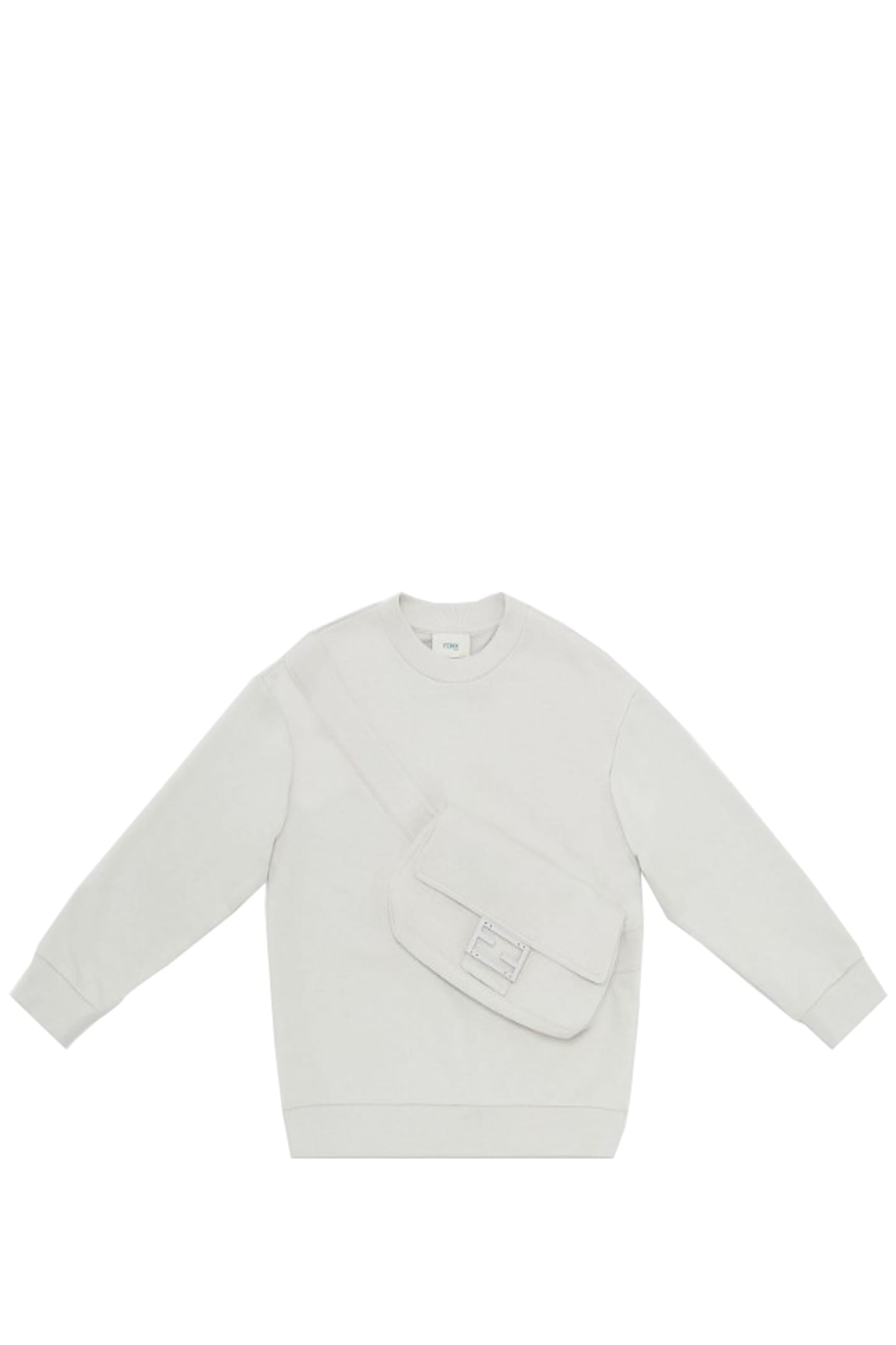 Fendi Kids' Junior Sweatshirt In Grey