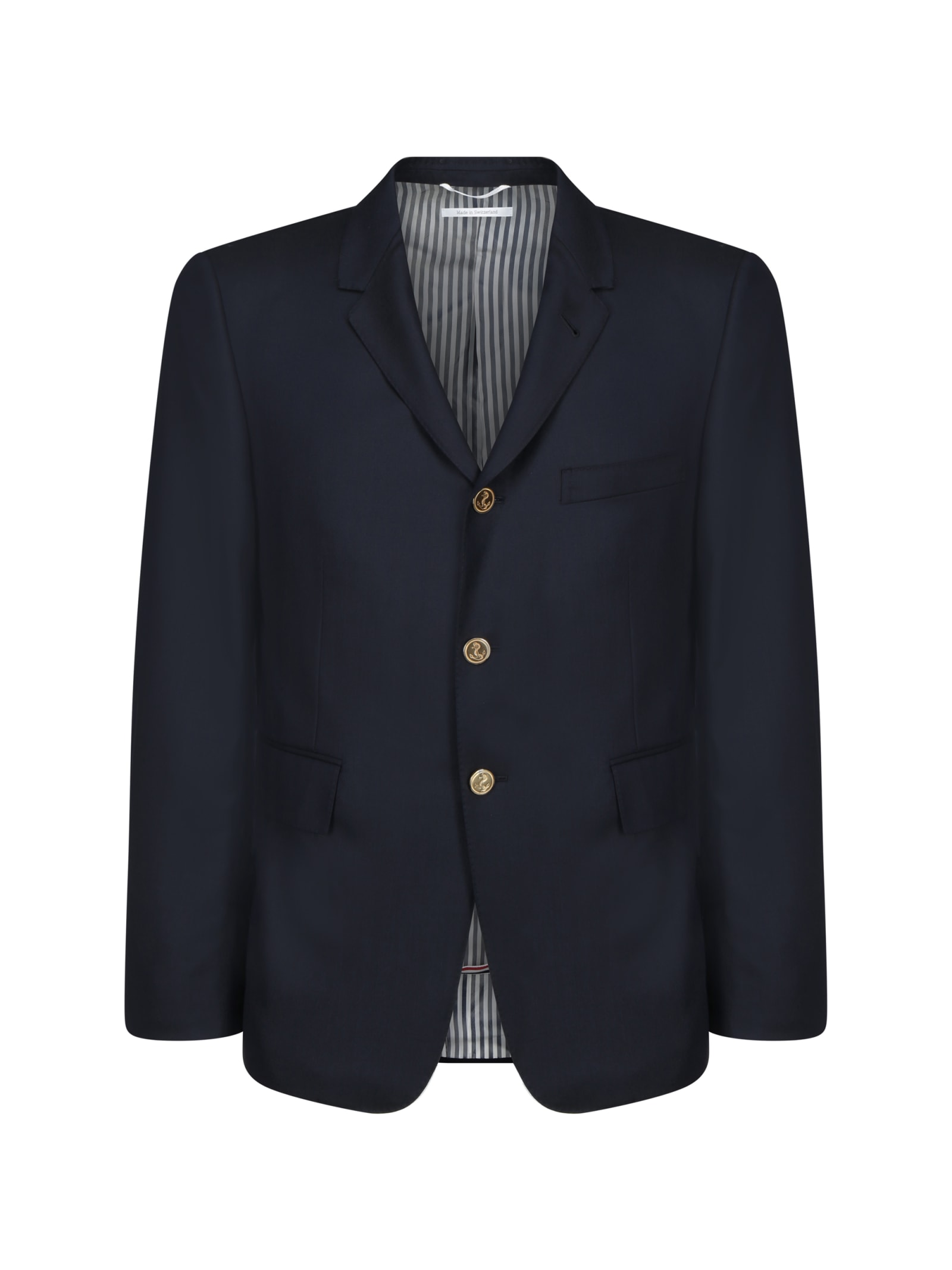 Shop Thom Browne Blazer Jacket In 415