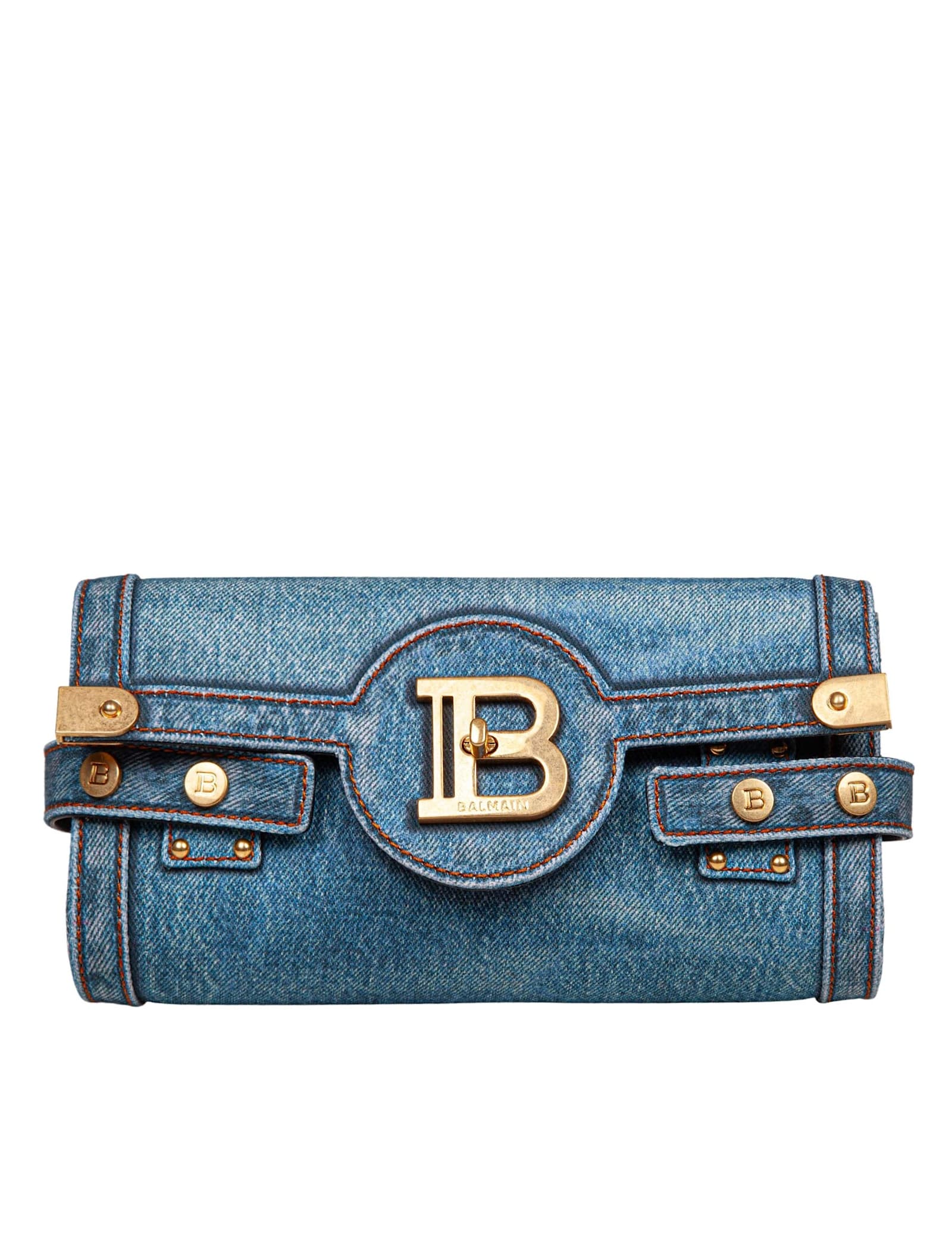 B-buzz 23 Pouch Bag In Denim Print Canvas