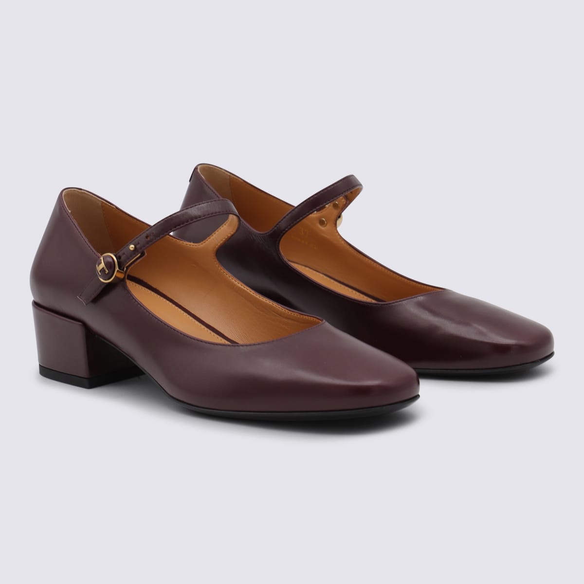 Tod's Scarpe Con Tacco Kraft Chiaro In Brown
