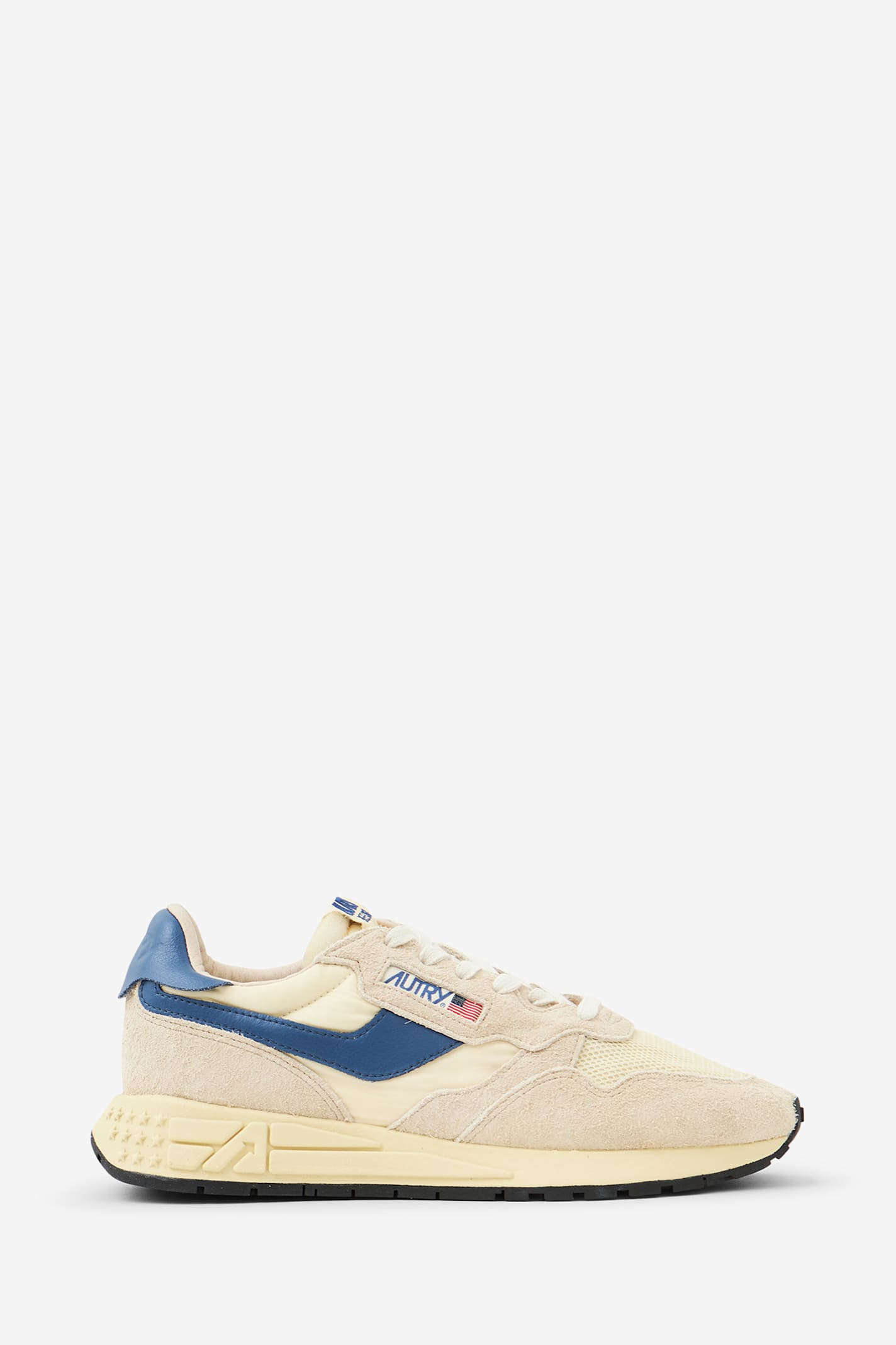 Autry Reelwind Super Vintage Sneakers Beige In White