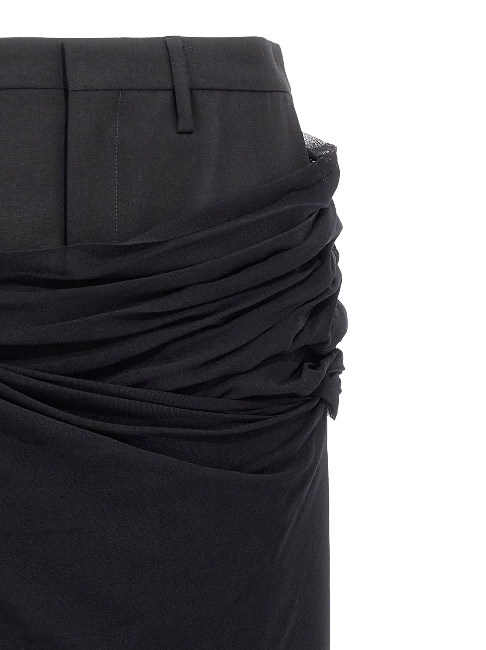 Jean Paul Gaultier Panelled Wool Trousers