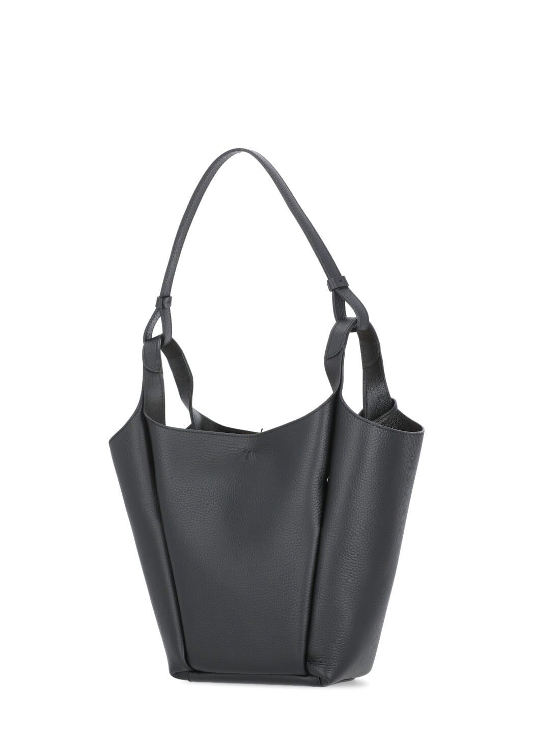 Shop Tod's Leather Shoulder Bag In Black