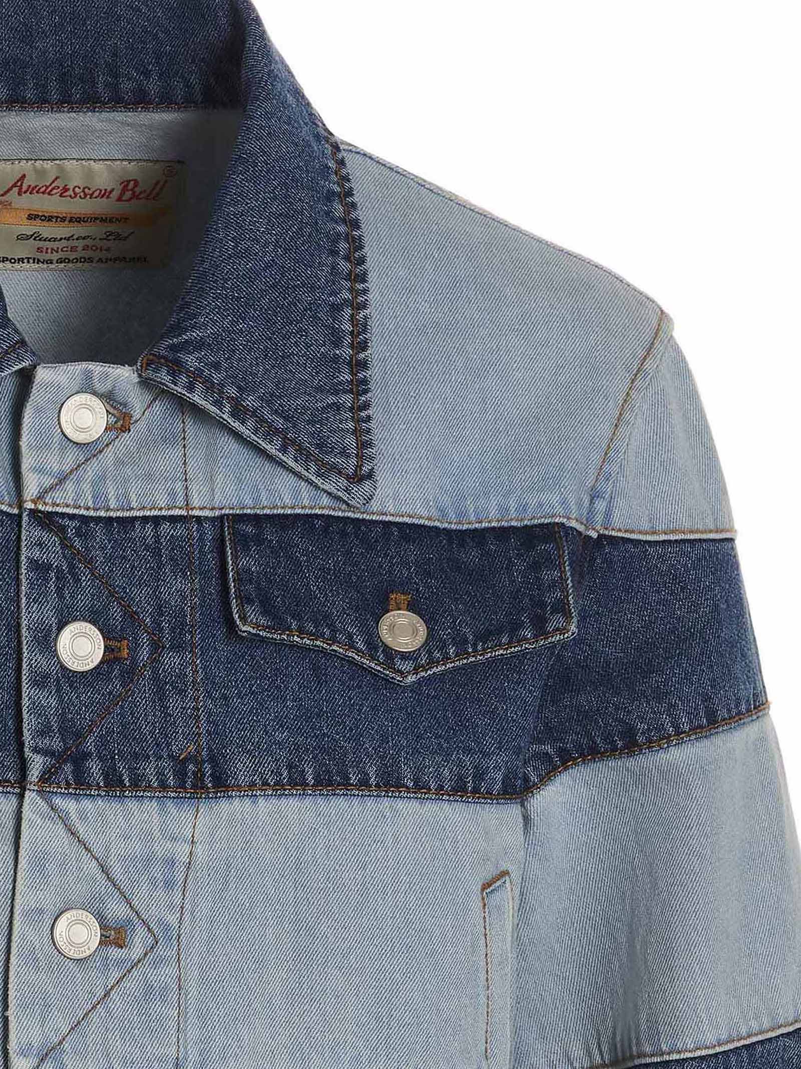 Shop Andersson Bell Mahina Denim Jacket In Blue