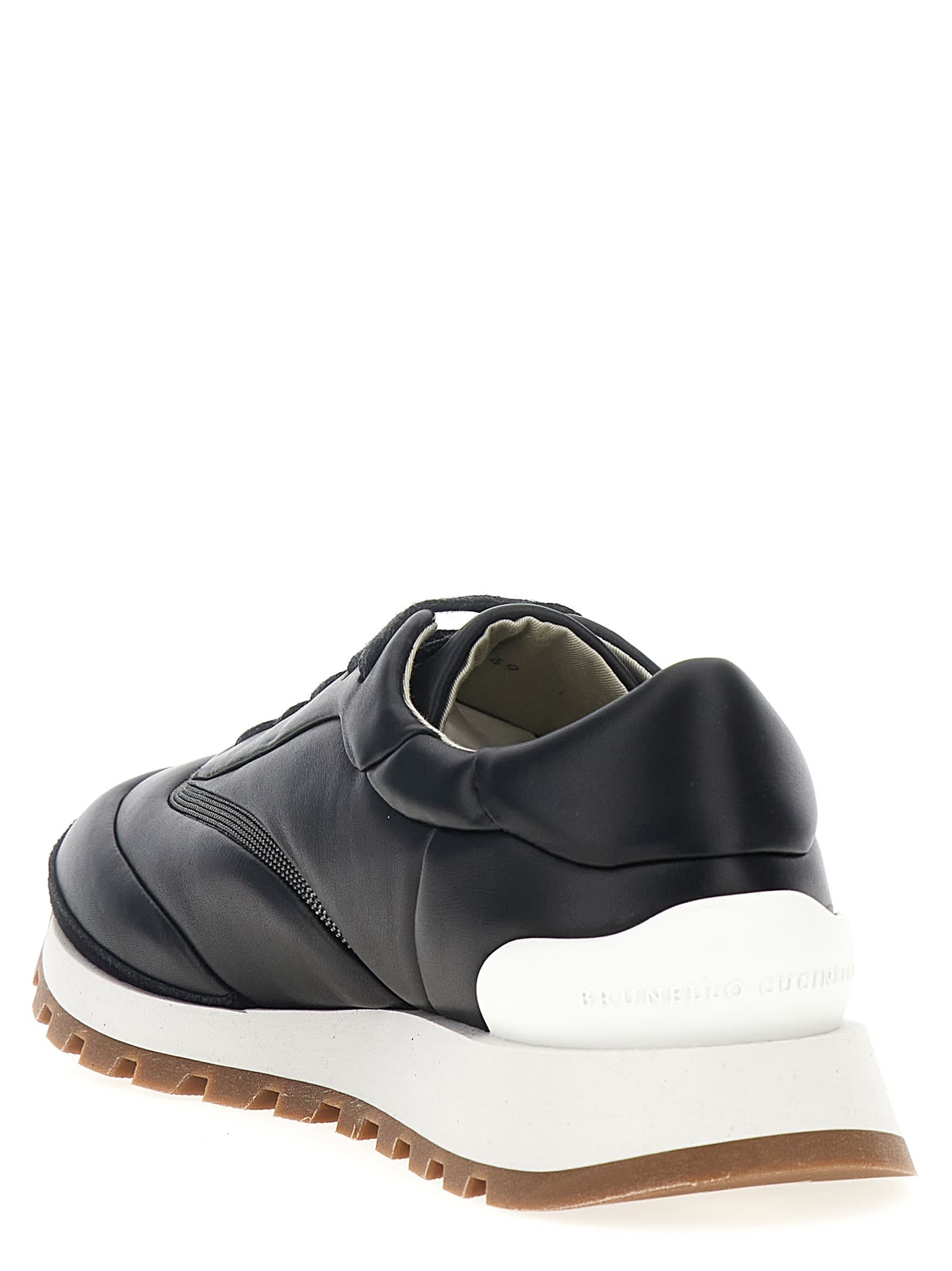 Shop Brunello Cucinelli Monile Sneakers In Black