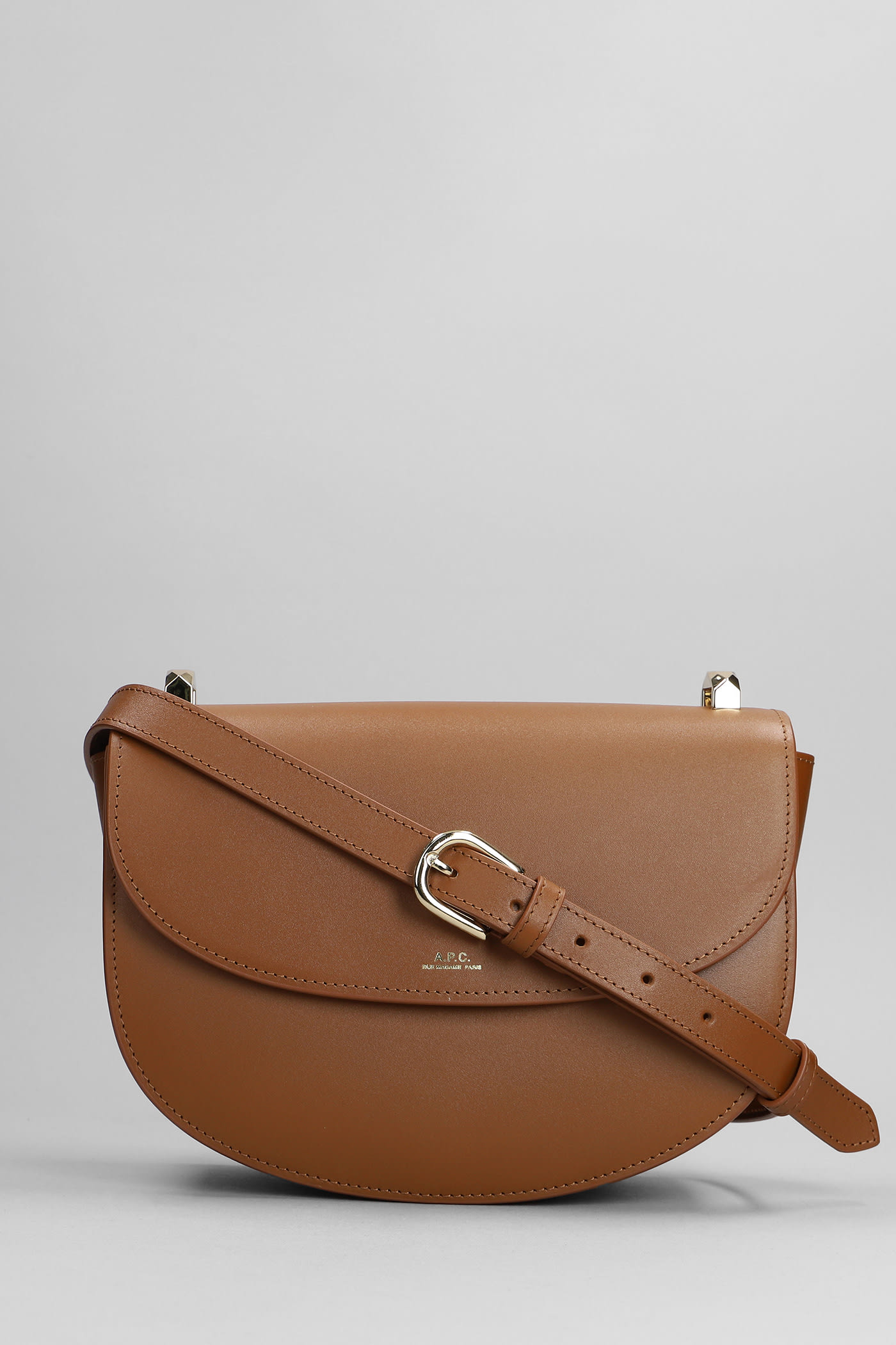 Apc Geneve Shoulder Bag In Leather Color Leather