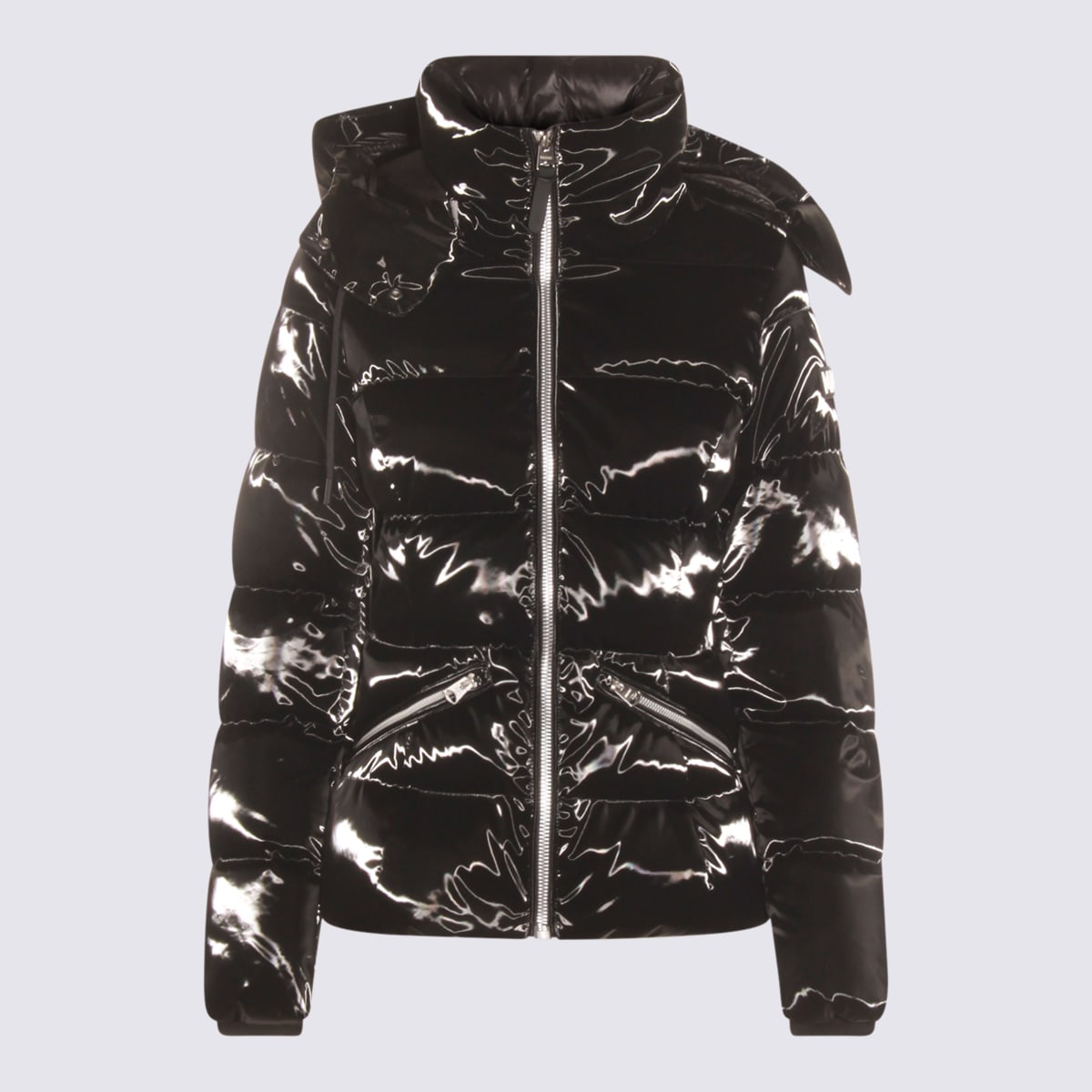 Mackage Insulated Hooded Quilted Outerwear In Black