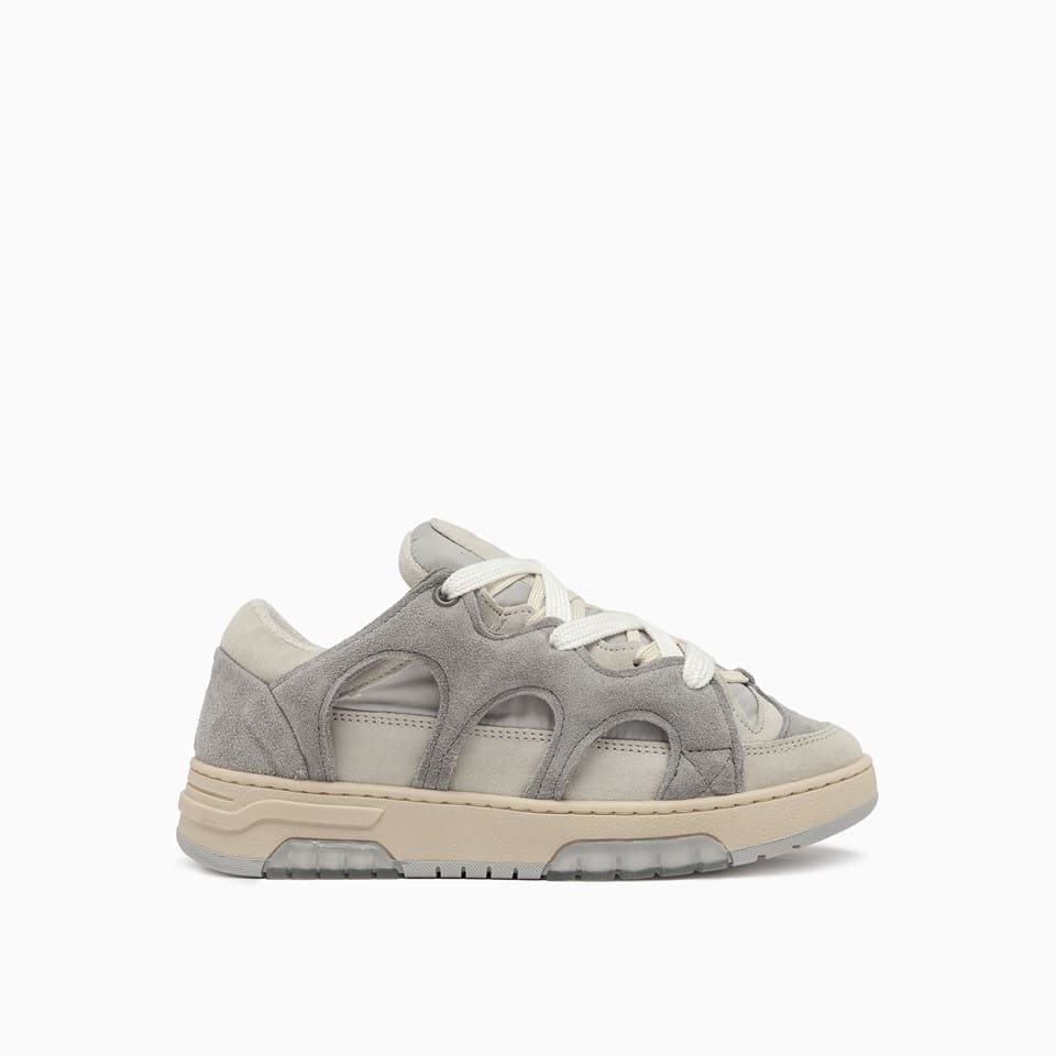 Shop Paura Santha Model 1 Original Gray-off White Sneakers In Grey