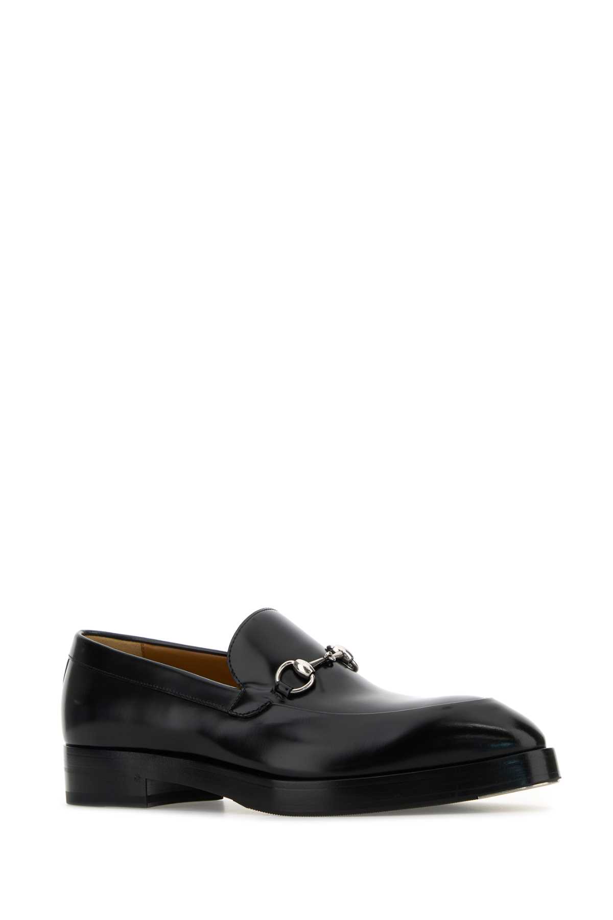 Gucci Horsebit-deatil Leather Loafers