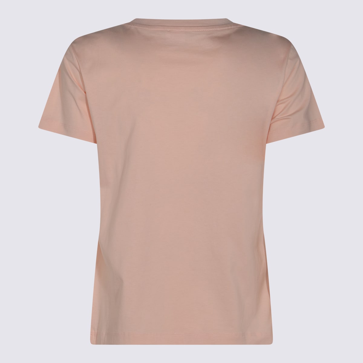 Shop Pinko Pink Cotton T-shirt