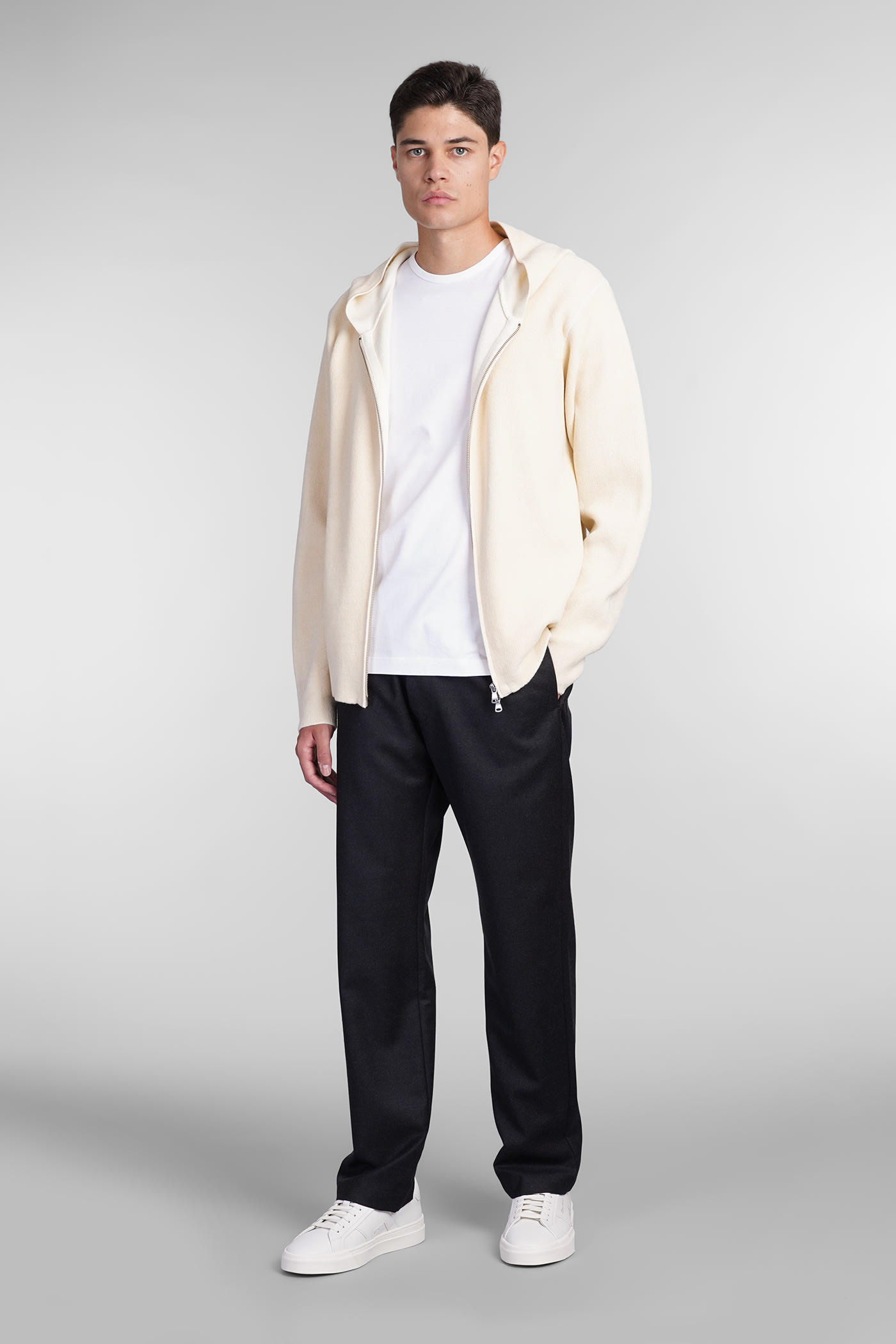 BARENA VENEZIA RELO SWEATSHIRT IN BEIGE COTTON 