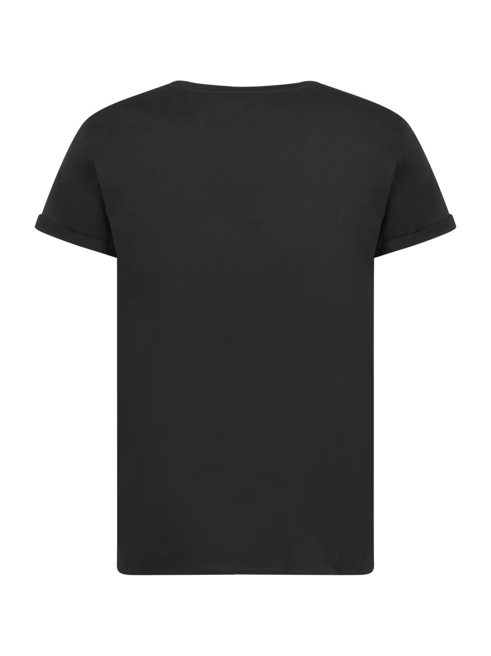 Saint Laurent Logo Print T-shirt In Black
