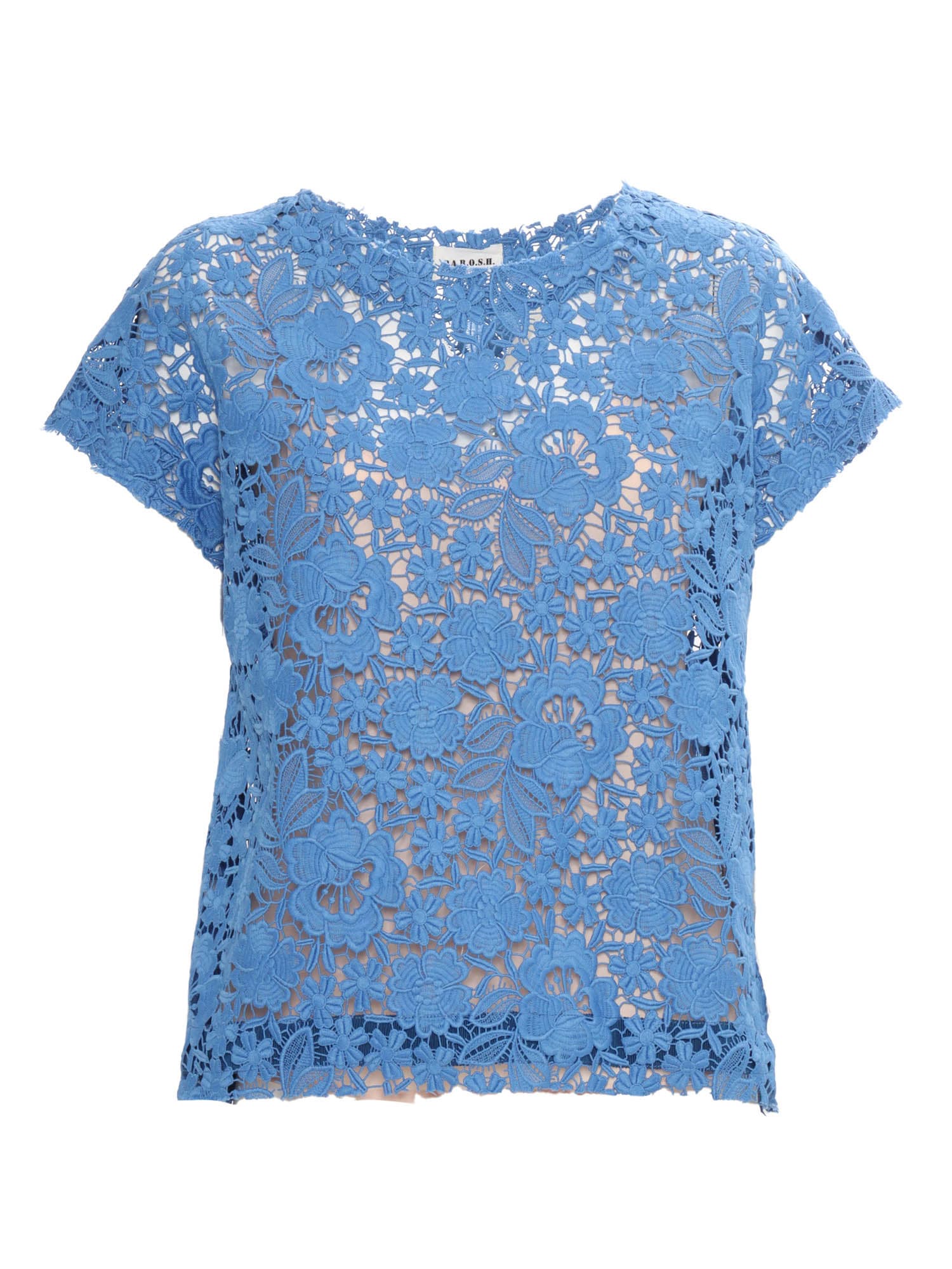 Shop P.a.r.o.s.h Blouse In Blue