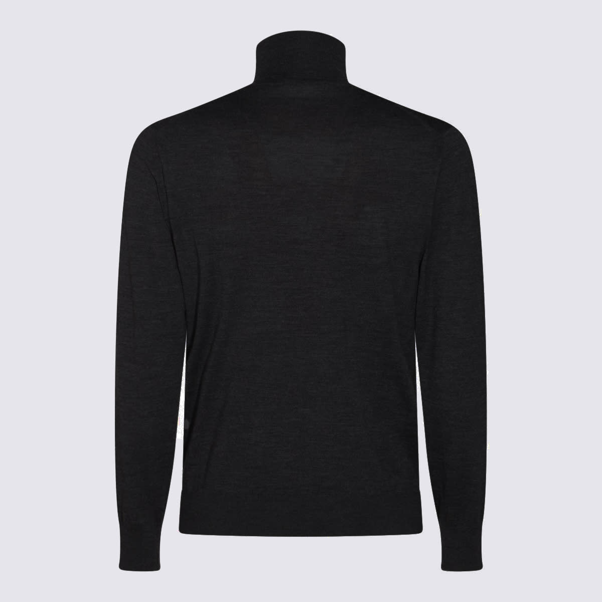 Black Wool Knitwear