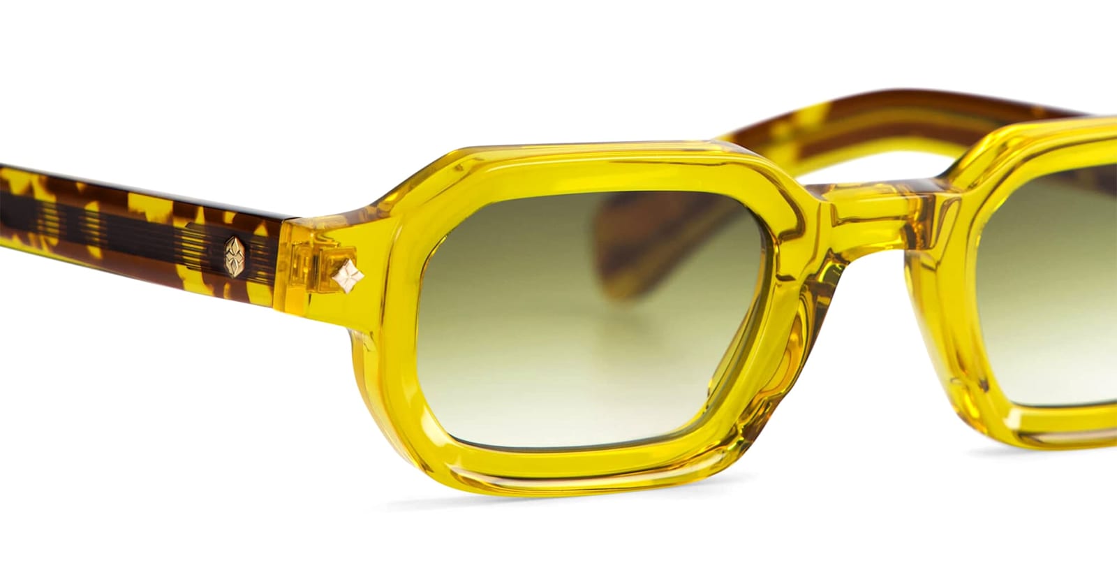 Sato Vega - Blonde Sunglasses In Yellow Trasparent