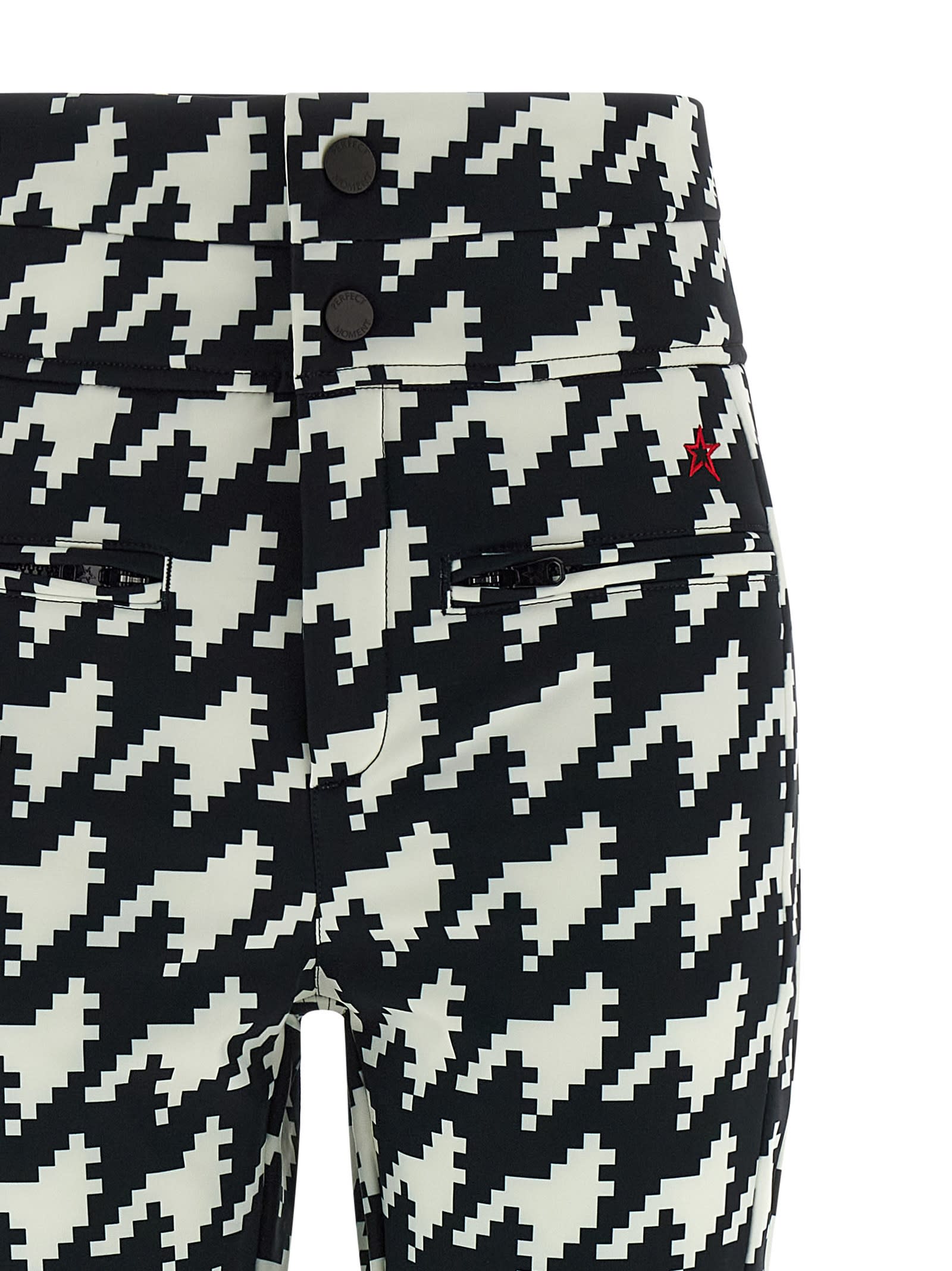 Perfect Moment Flared High Waist Trousers And Pockets In Black