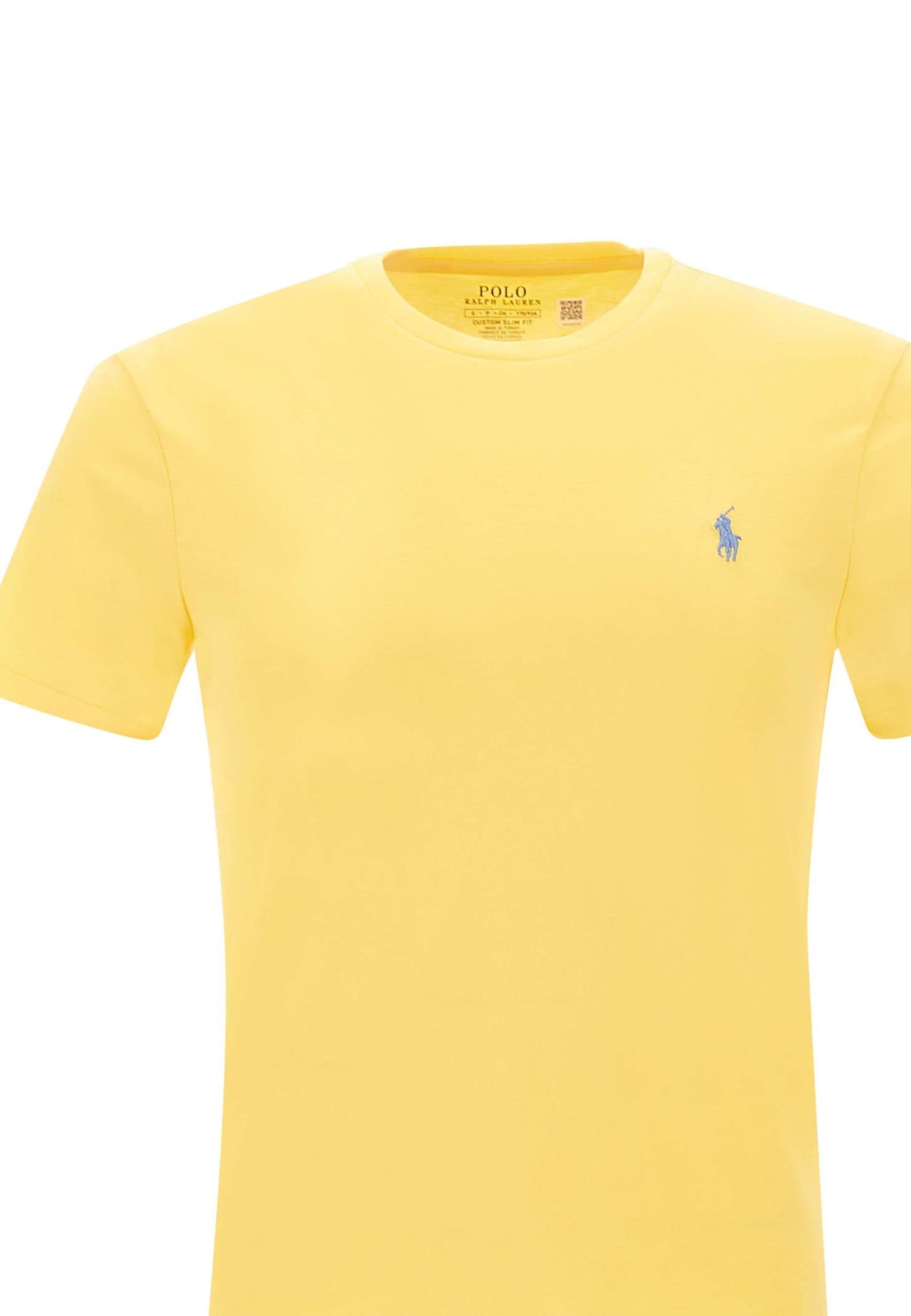 Shop Polo Ralph Lauren Classics Cotton T-shirt In Yellow