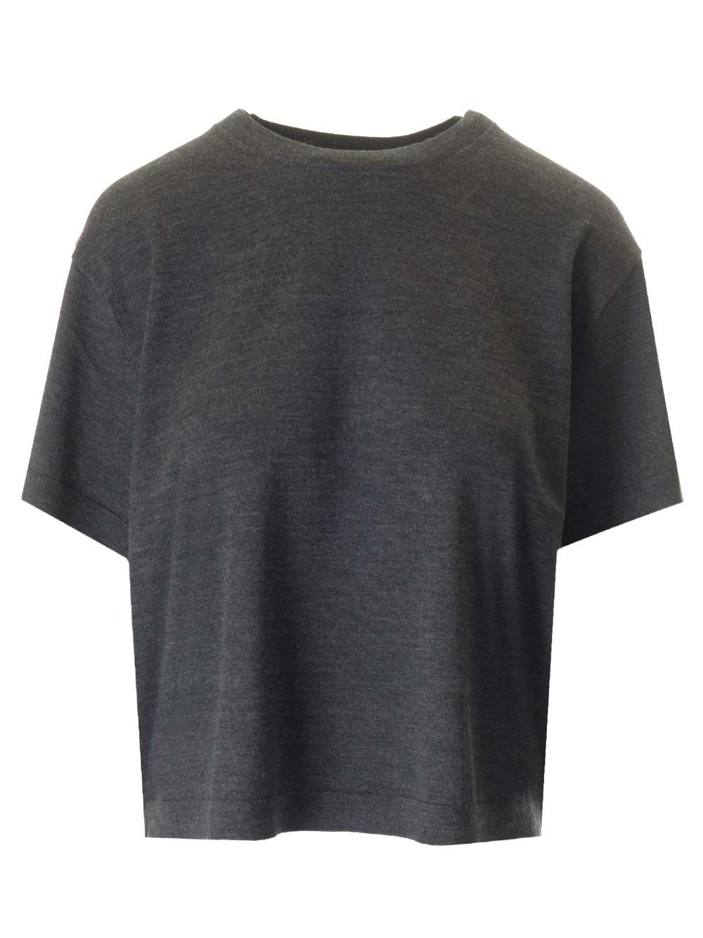 Shop Theory Regal Wool T-shirt In Grey