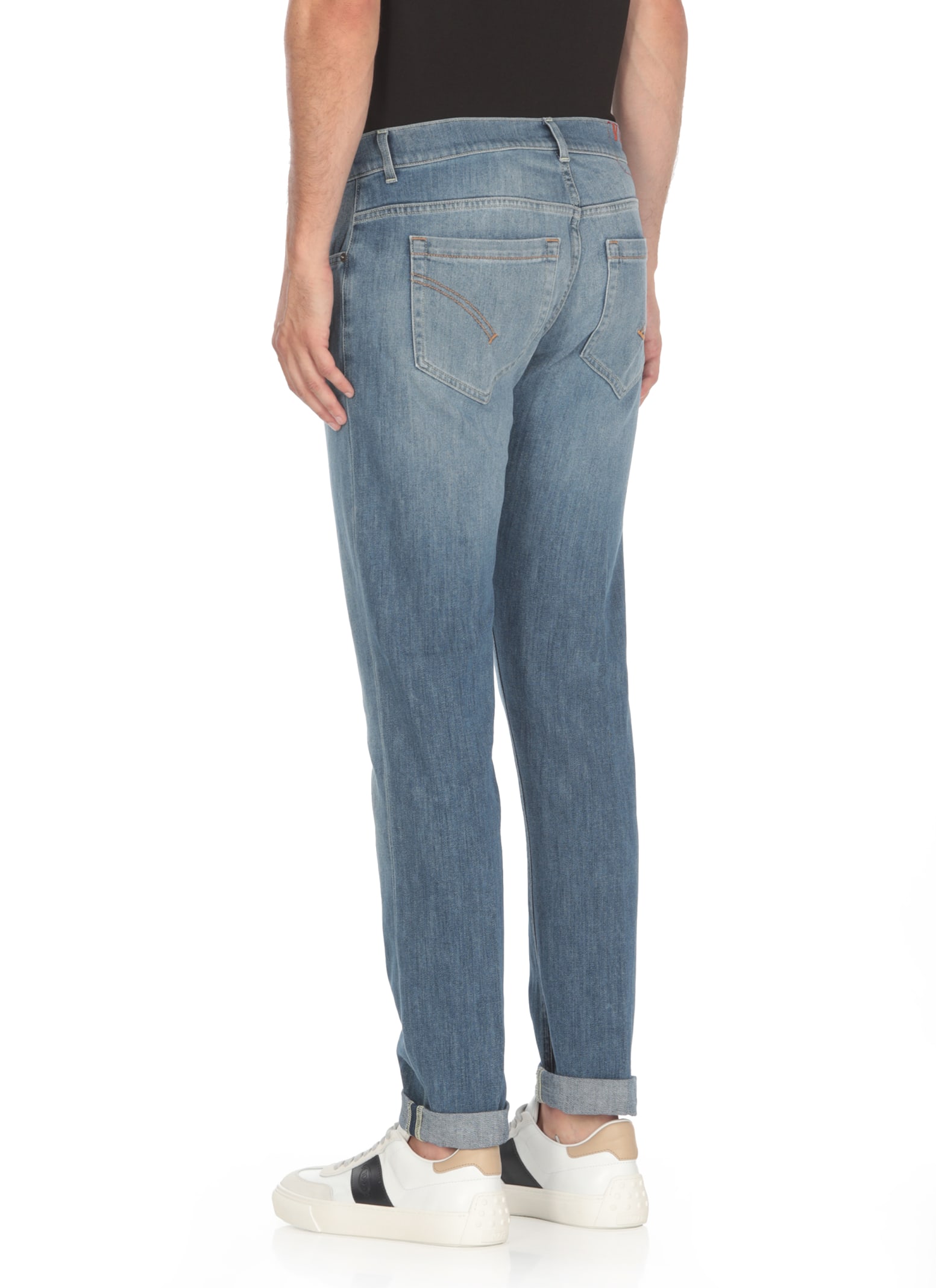 Shop Dondup George Jeans In Blue