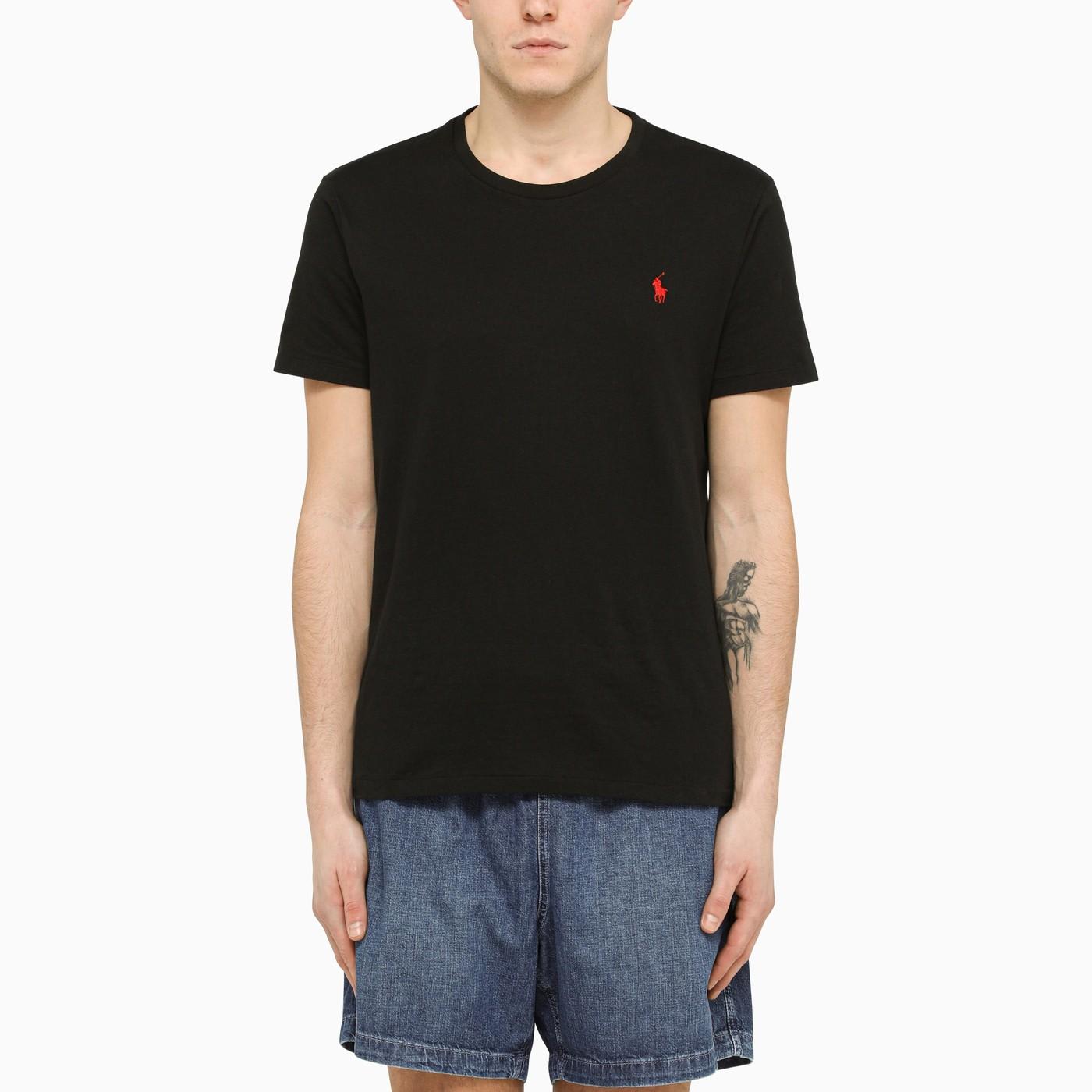 Shop Polo Ralph Lauren Classic Black T-shirt In Rl Black