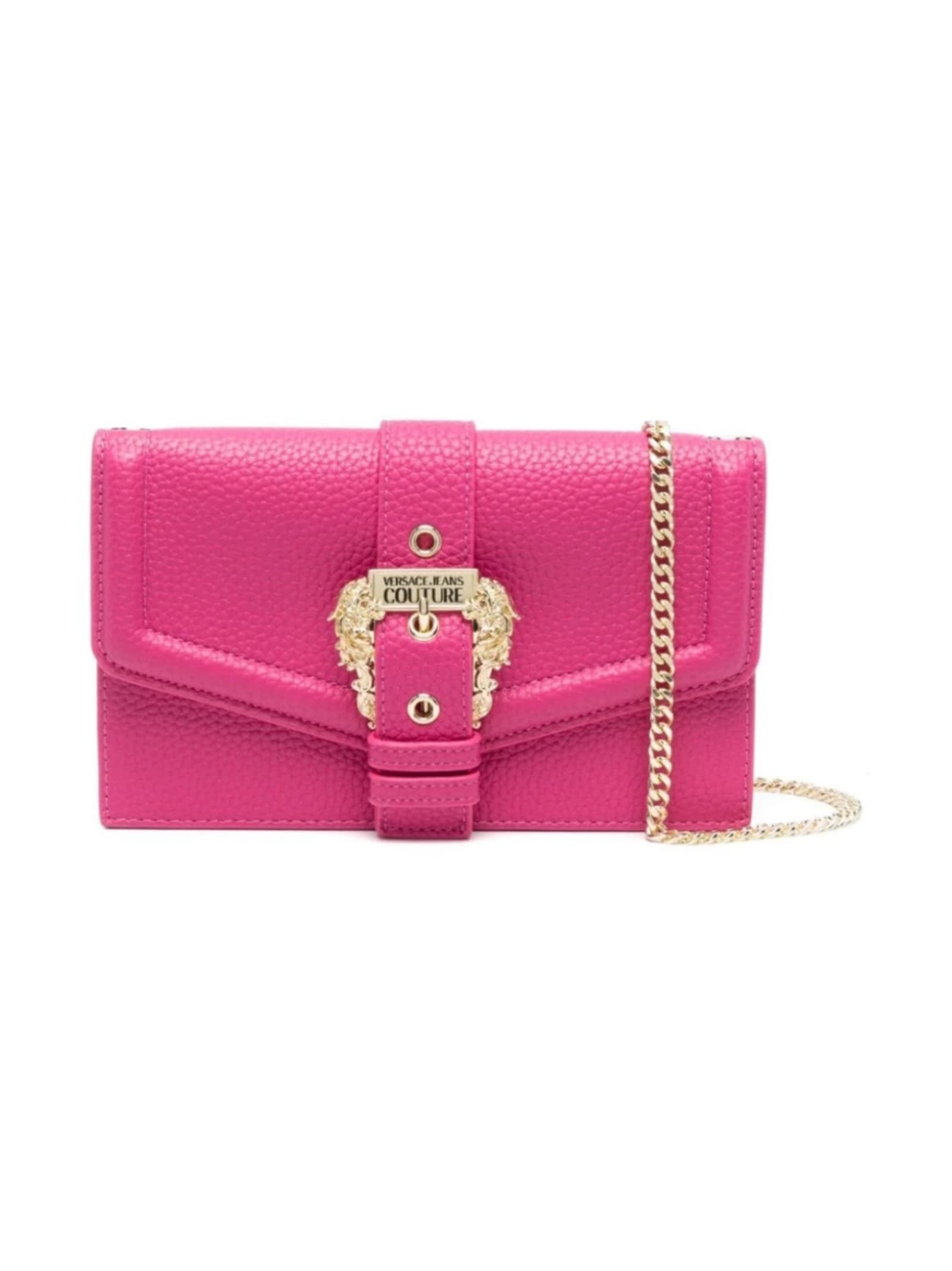 Shop Versace Jeans Couture Wallet In Pink