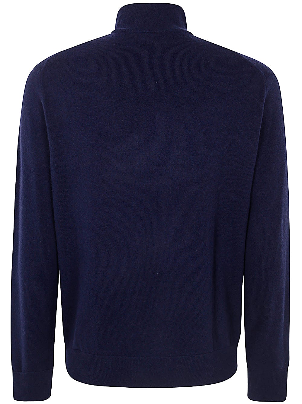 Shop Polo Ralph Lauren Long Sleeve Full Zip Sweater In Hunter Navy