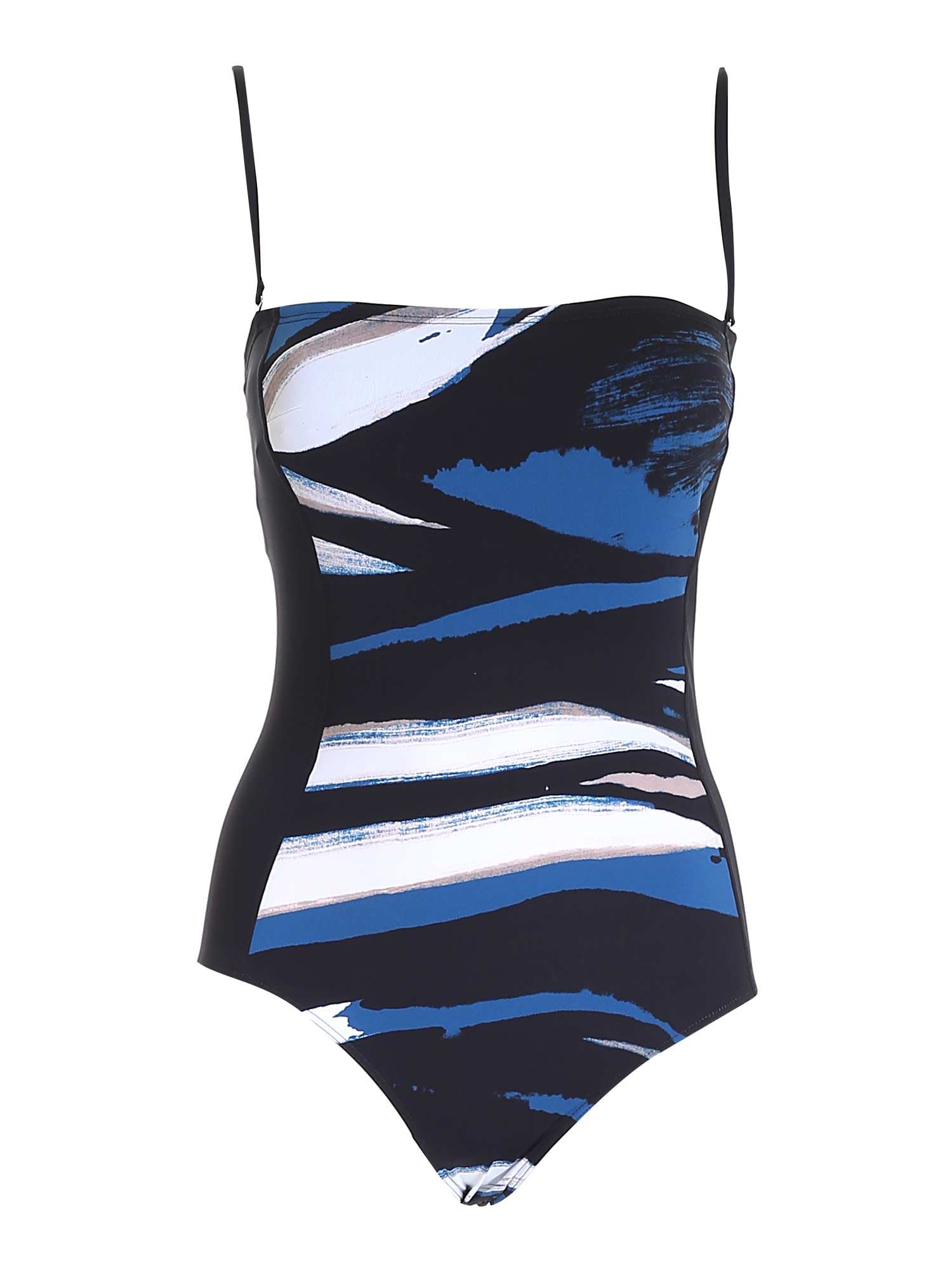 MAX MARA WHOLE BUSTIER SWIMSUIT,38310118600 007