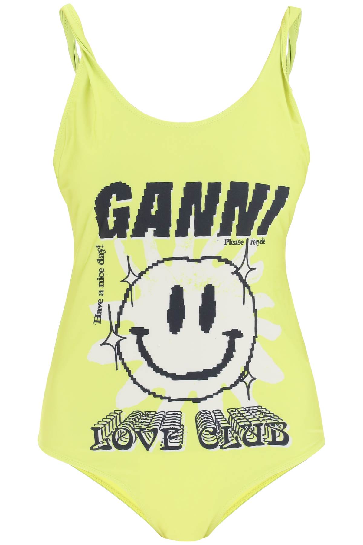 Ganni Swimsuit With Graphic Print