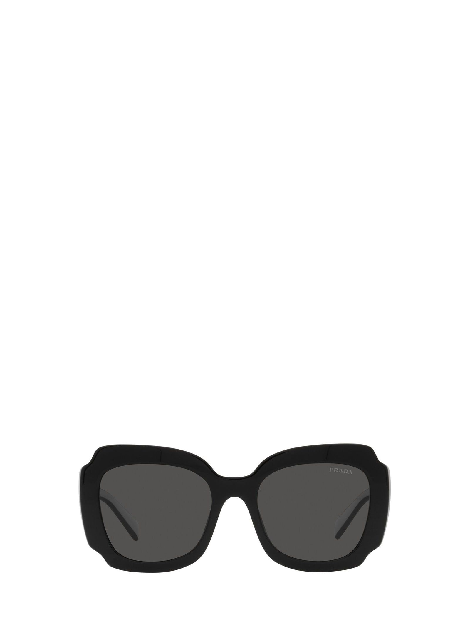 Shop Prada Pr 16ys Black Sunglasses