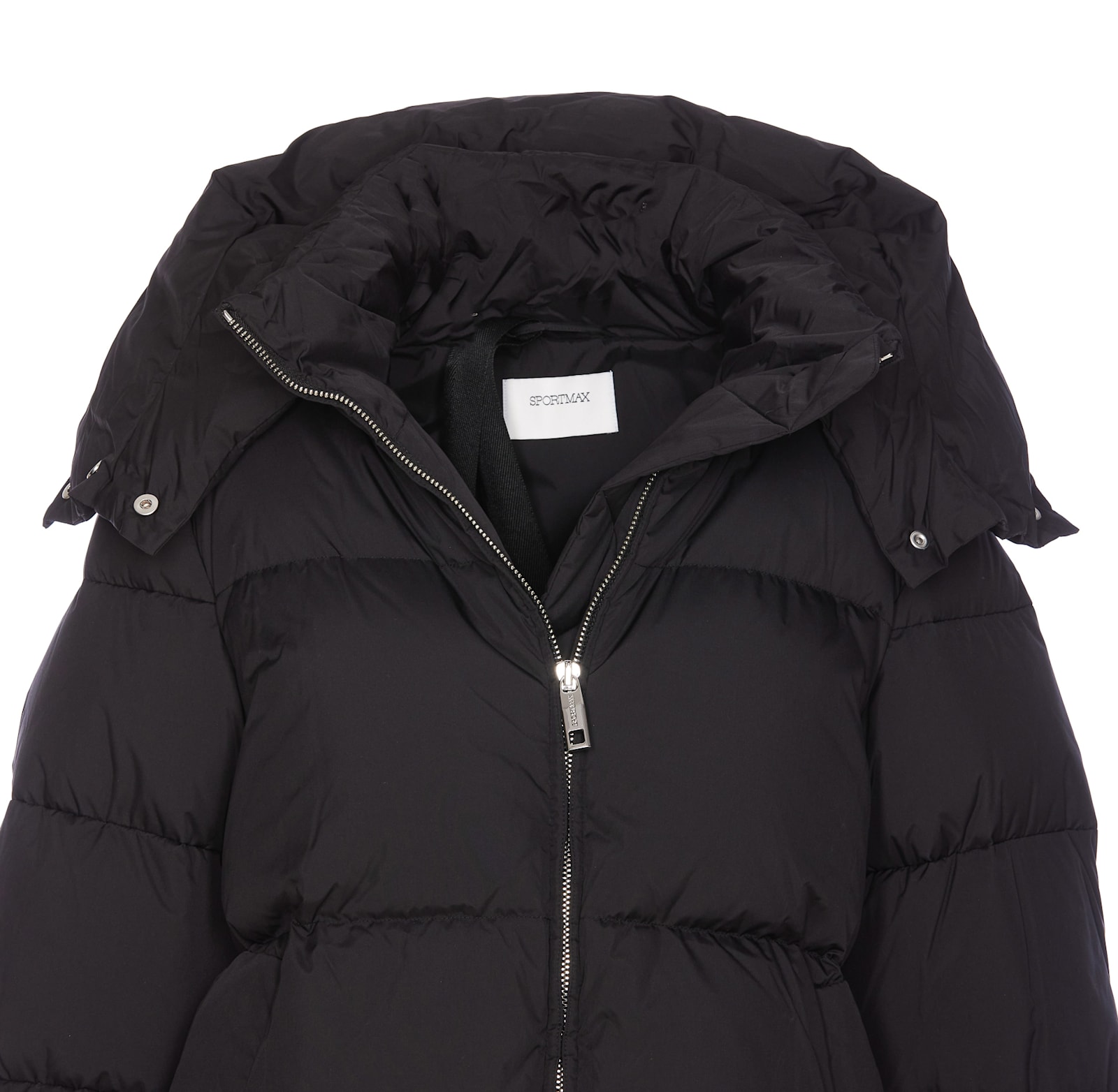 Shop Sportmax Beira Down Jacket In Black