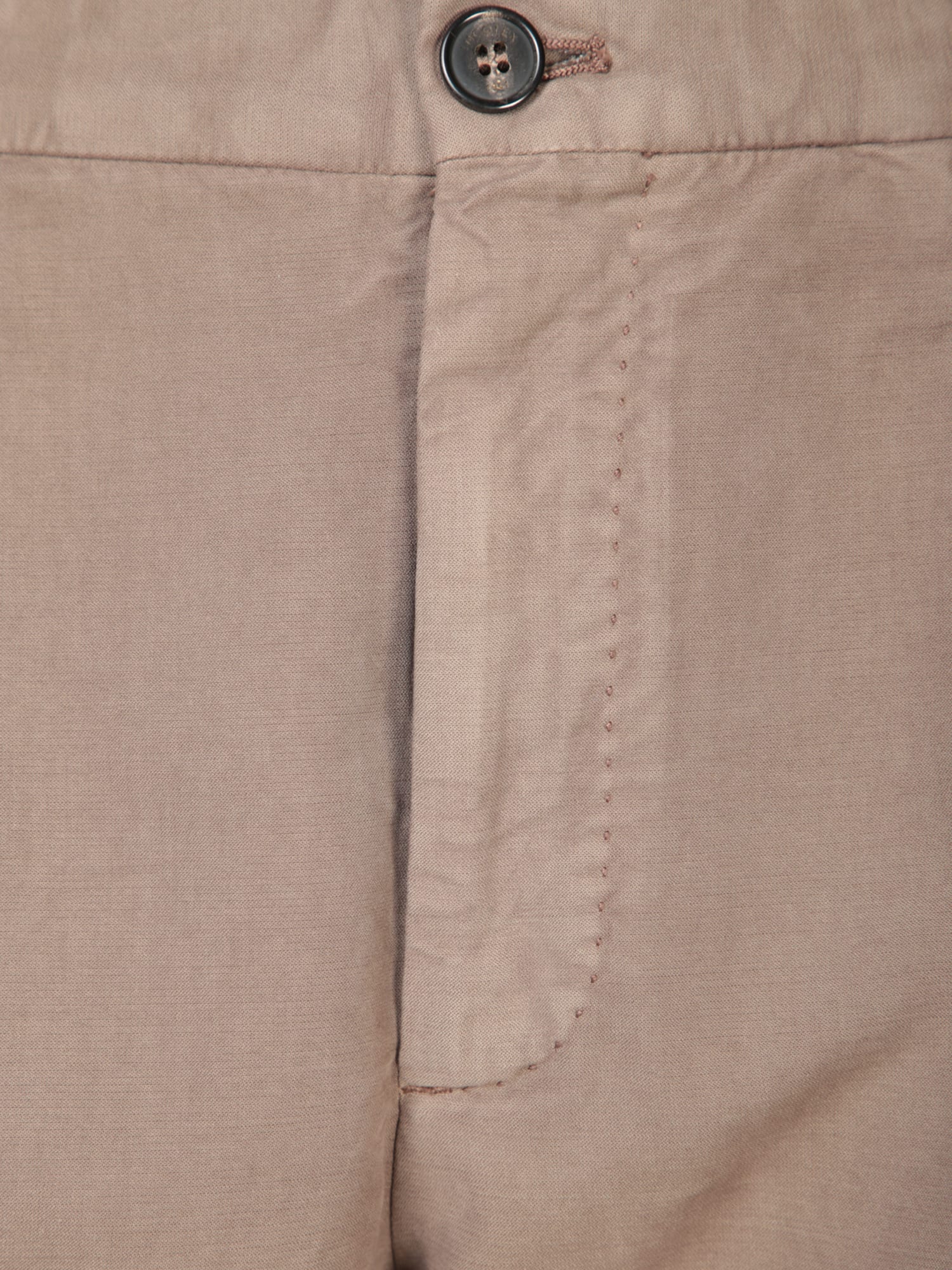 INCOTEX TAPERED COTTON PANTS IN BEIGE 