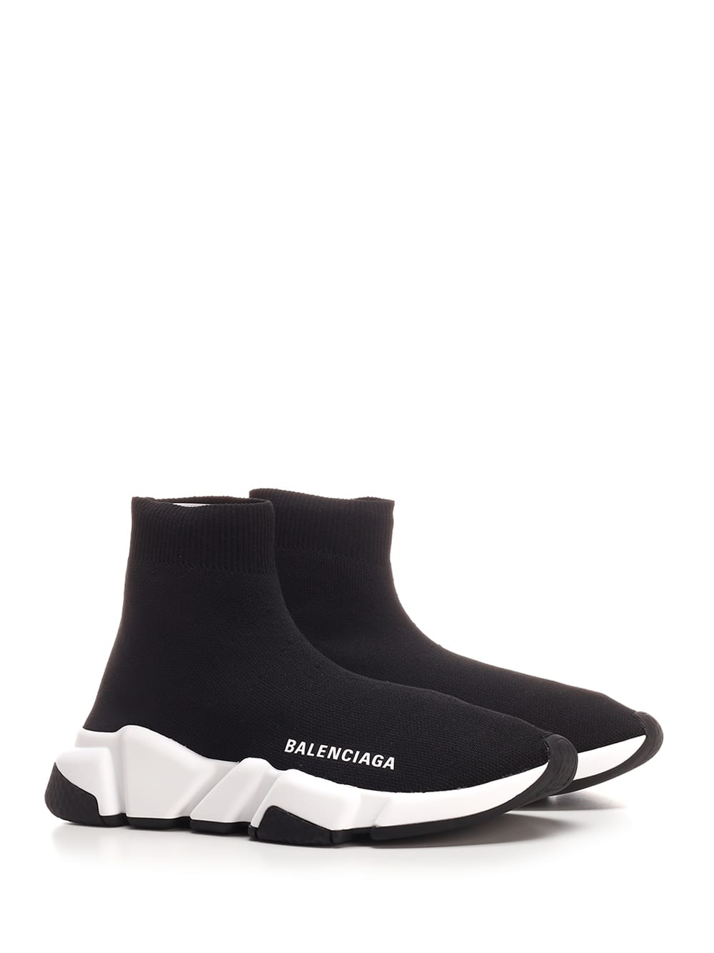 Shop Balenciaga Speed Slip On Sneakers In Black